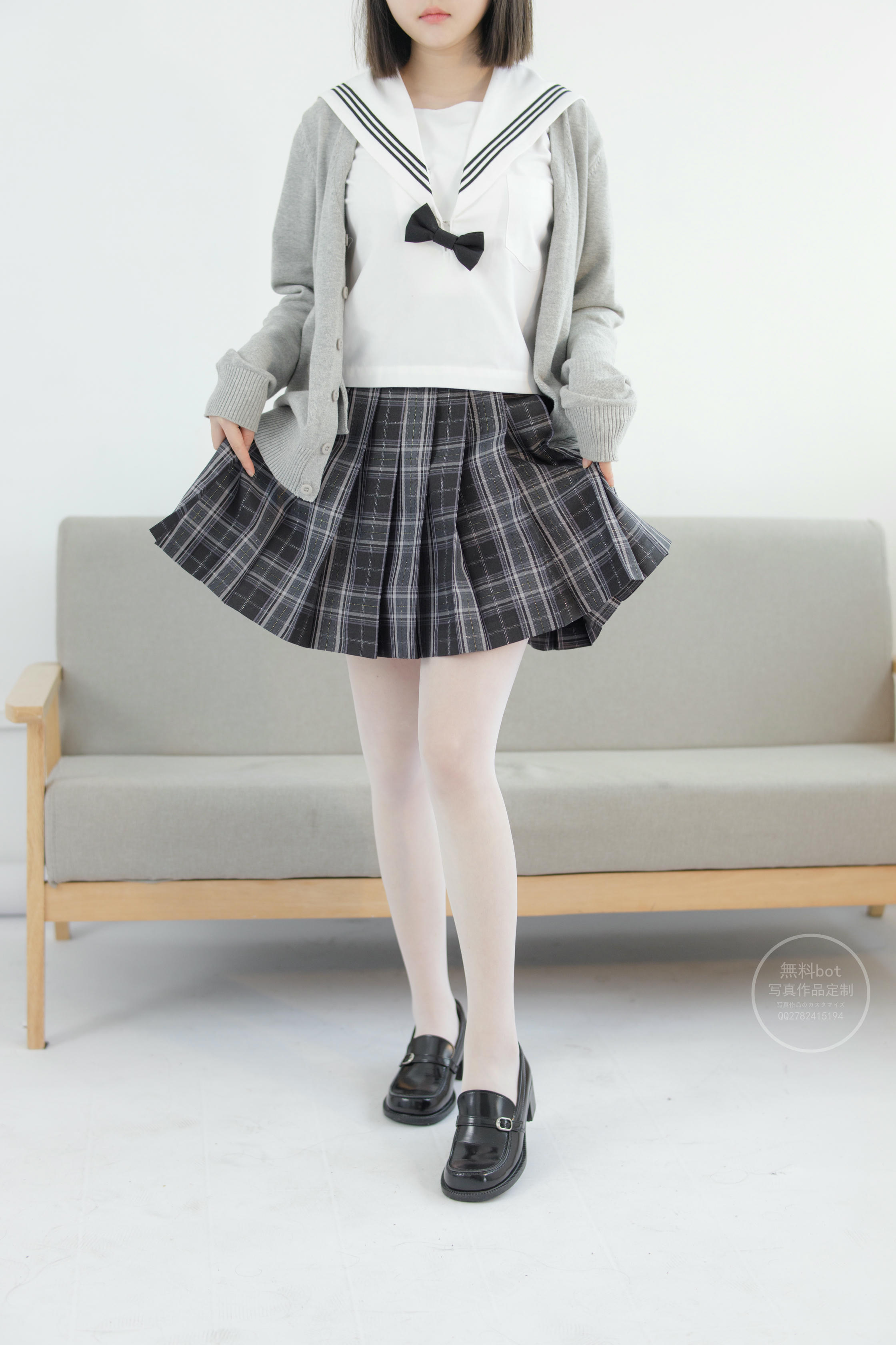 森萝财团 有料 NO.028 匿名 美少女的白丝JK制服 [101P／1.17GB]_第1集