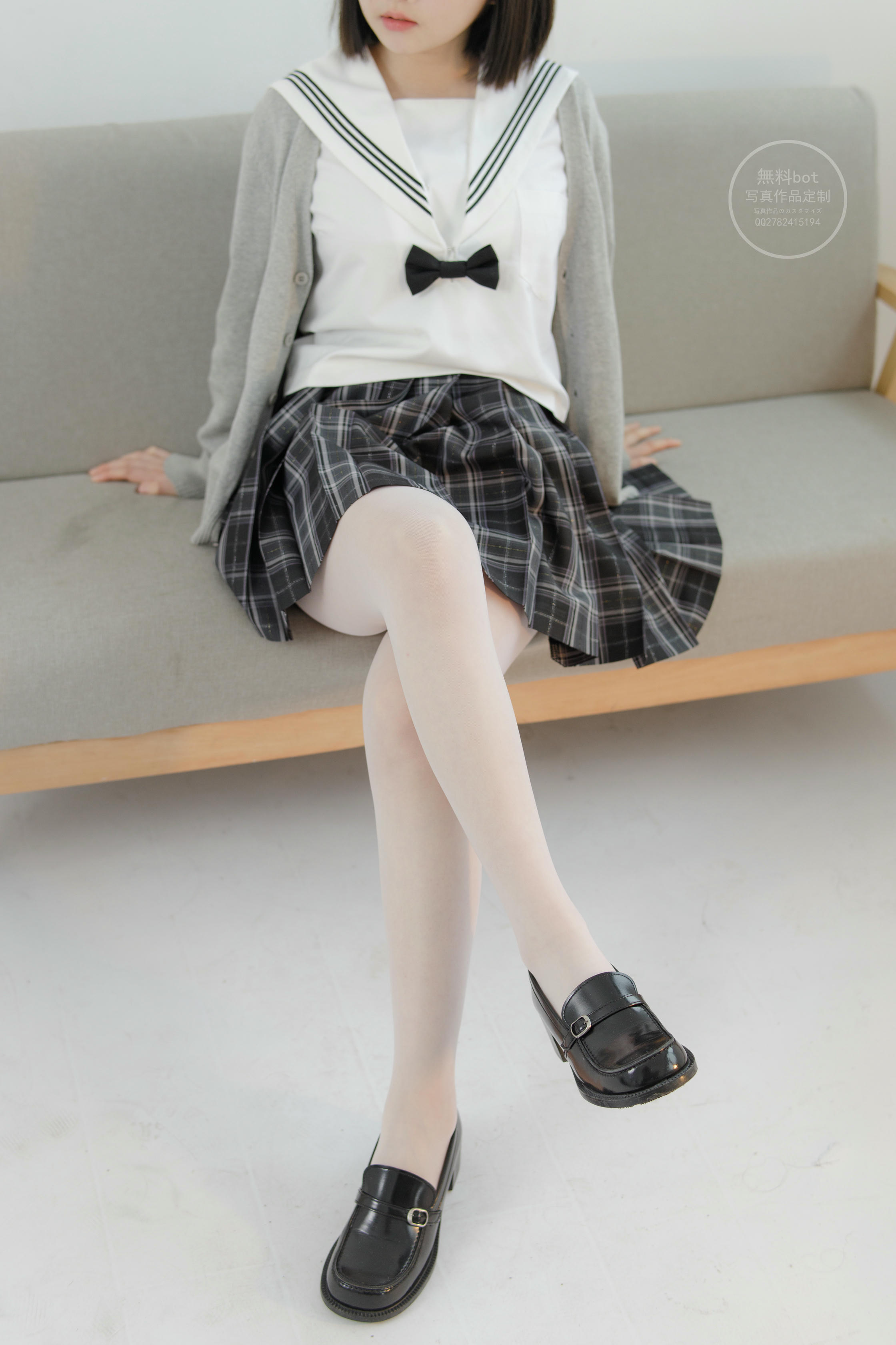 森萝财团 有料 NO.028 匿名 美少女的白丝JK制服 [101P／1.17GB]_第1集