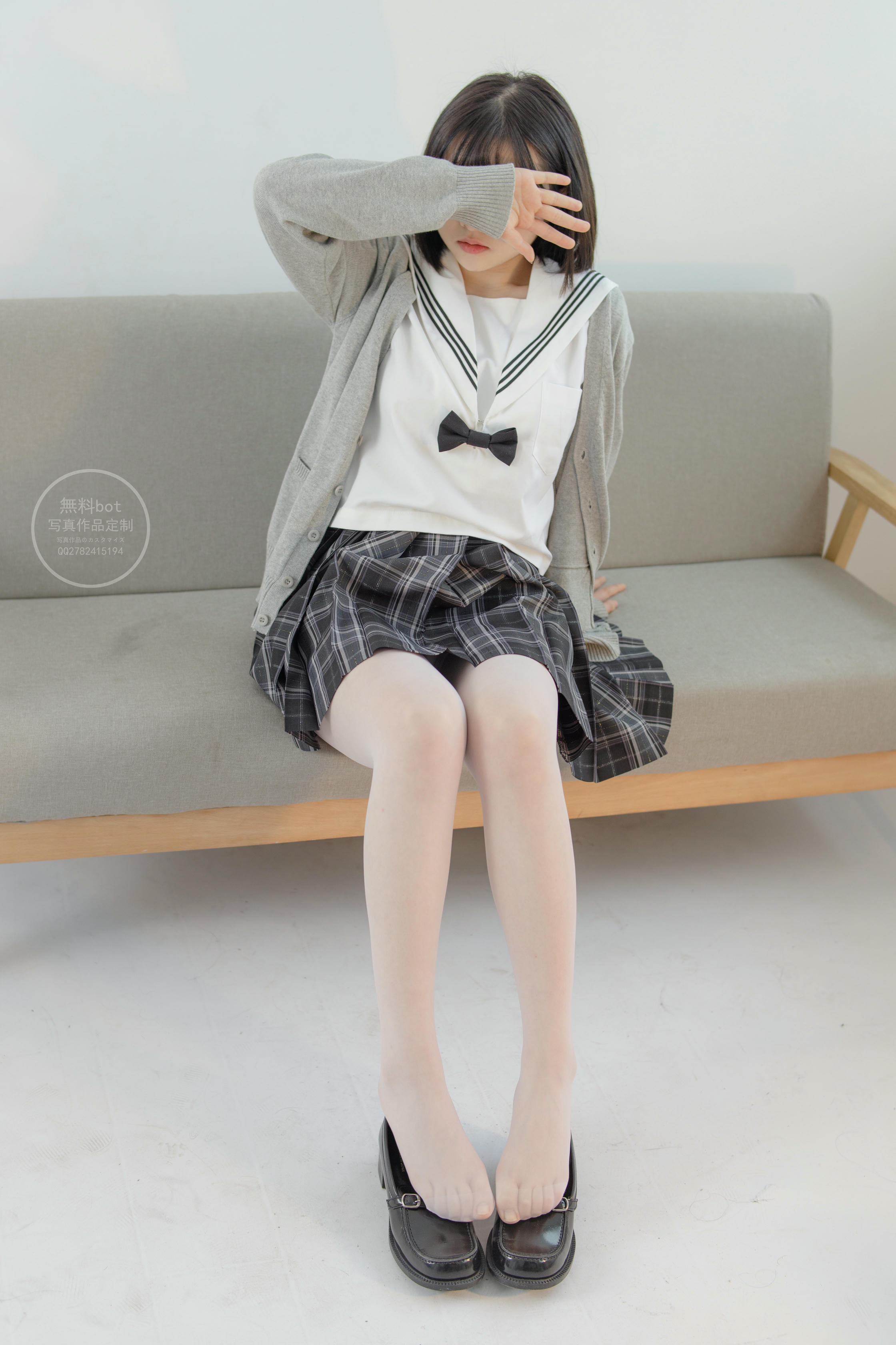森萝财团 有料 NO.028 匿名 美少女的白丝JK制服 [101P／1.17GB]_第1集