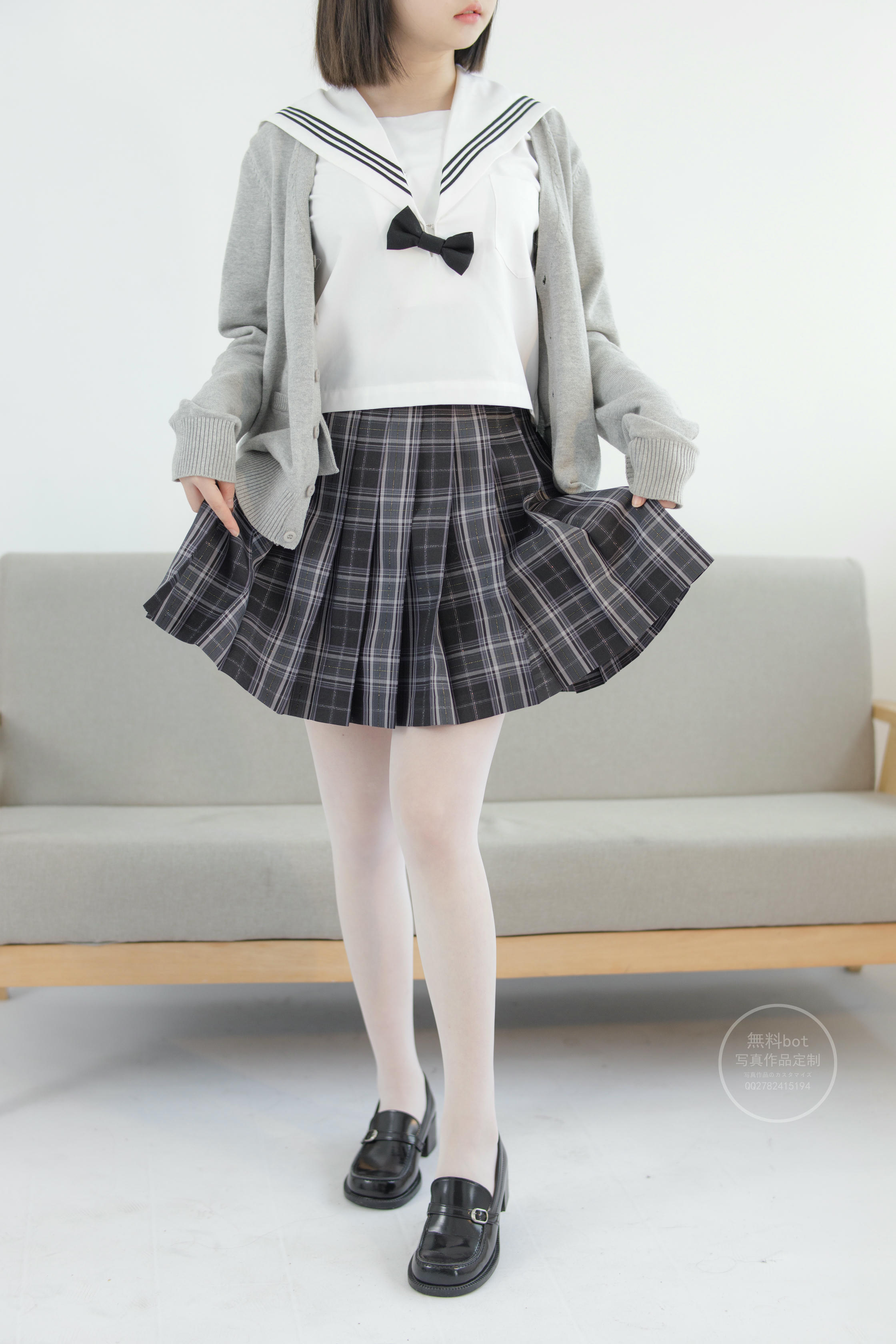 森萝财团 有料 NO.028 匿名 美少女的白丝JK制服 [101P／1.17GB]_第1集