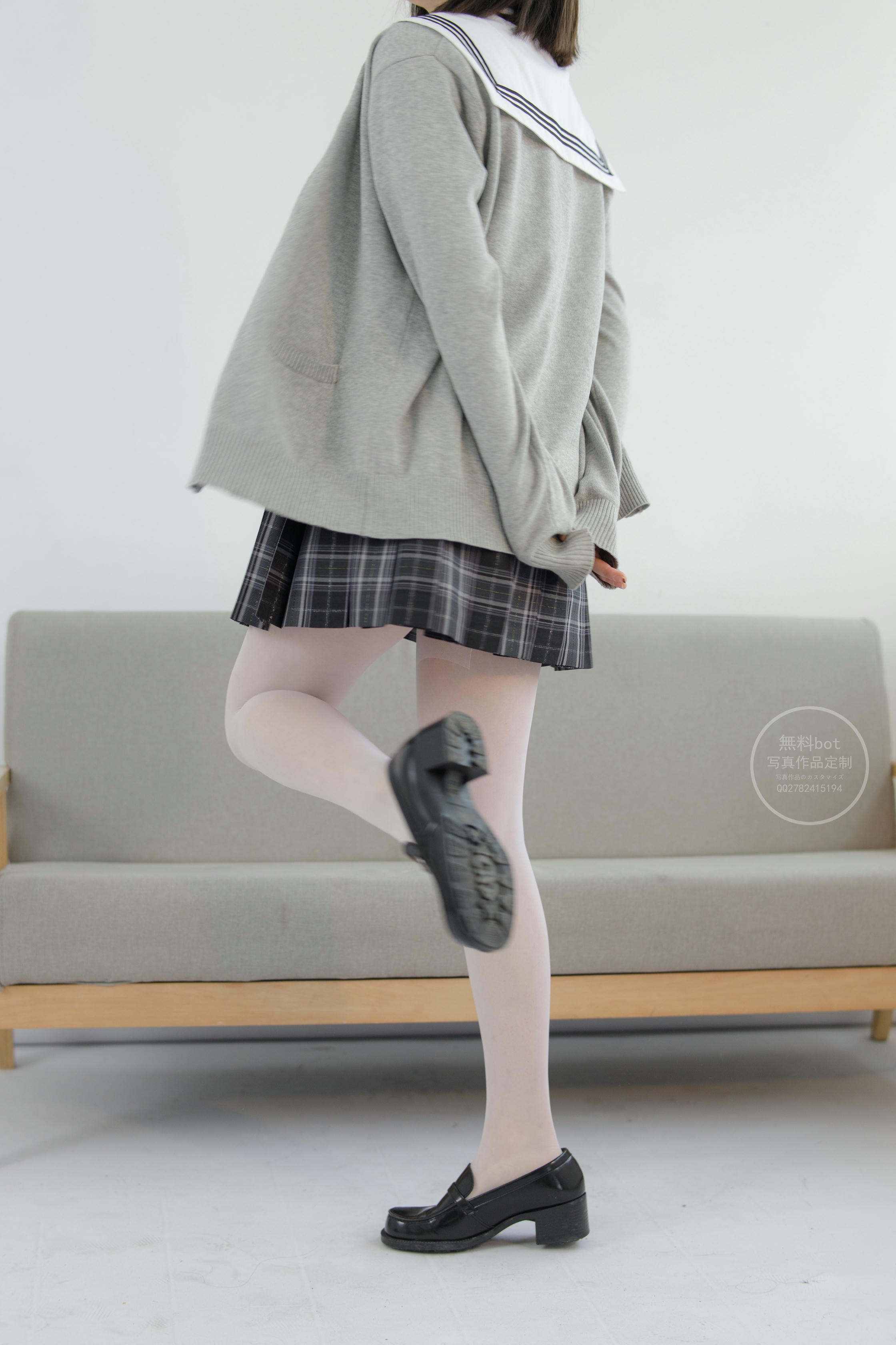 森萝财团 有料 NO.028 匿名 美少女的白丝JK制服 [101P／1.17GB]_第1集