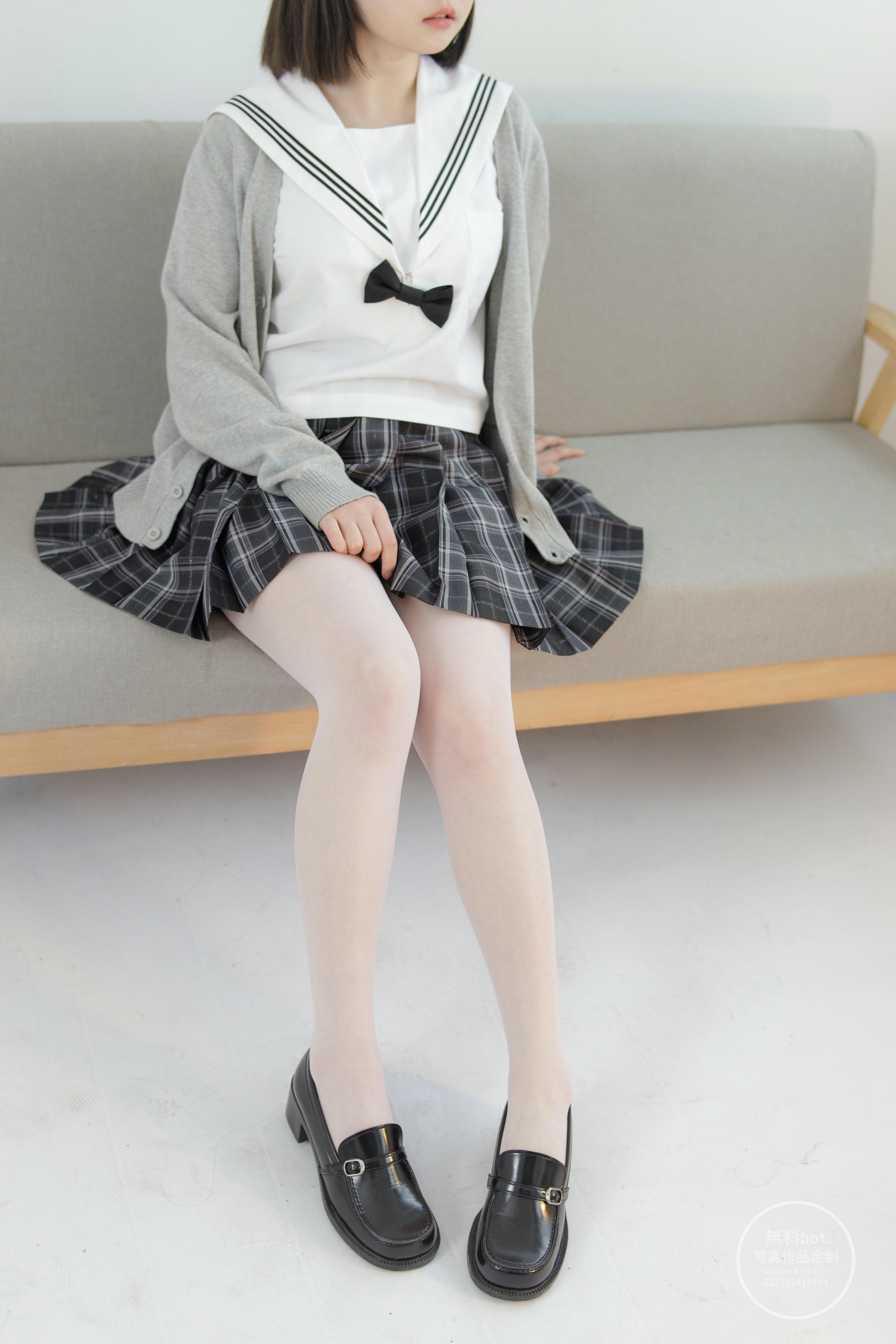 森萝财团 有料 NO.028 匿名 美少女的白丝JK制服 [101P／1.17GB]_第1集