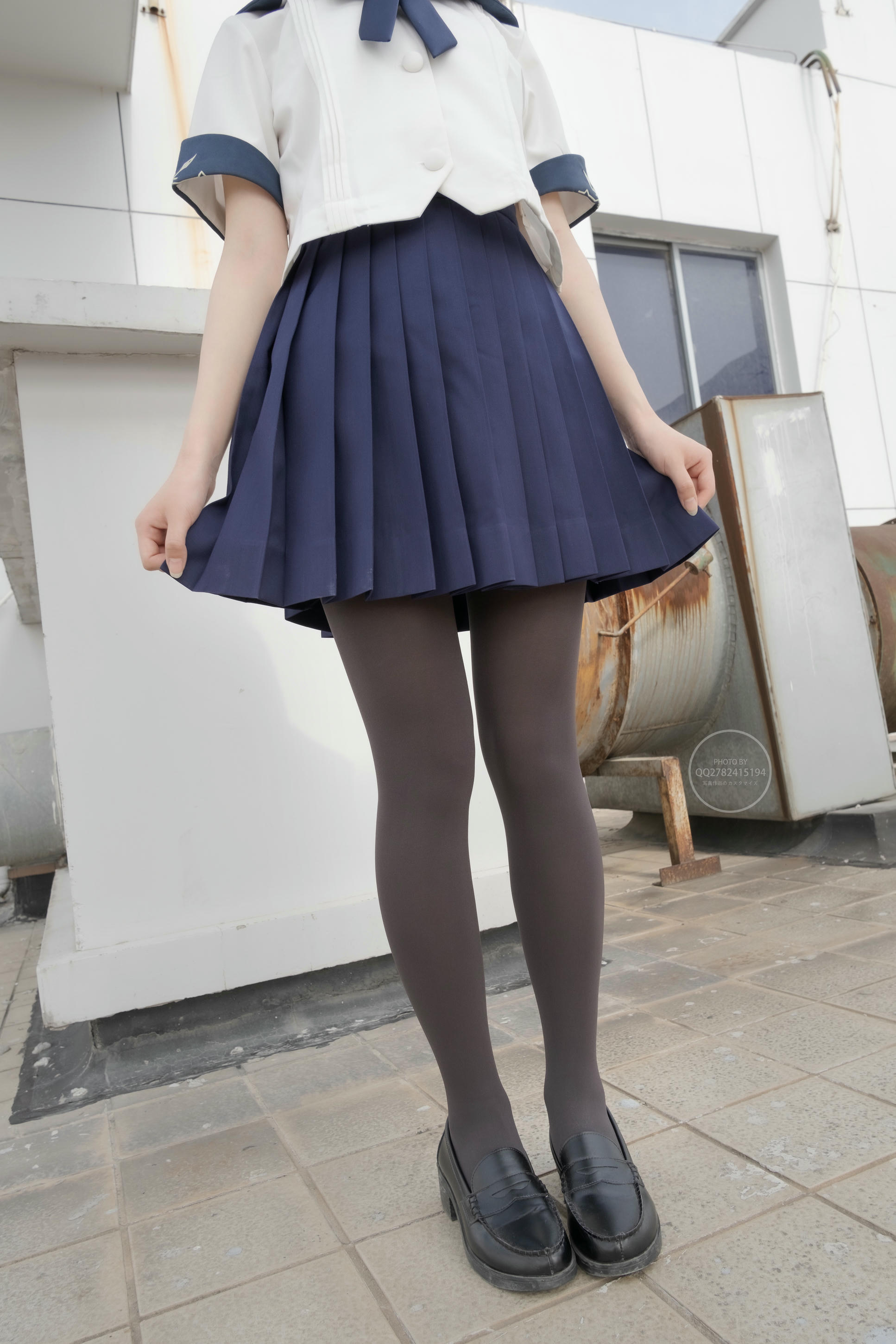 森萝财团 有料 NO.039 小香 天台上的JK灰丝美少女 [90P-794M]_第1集