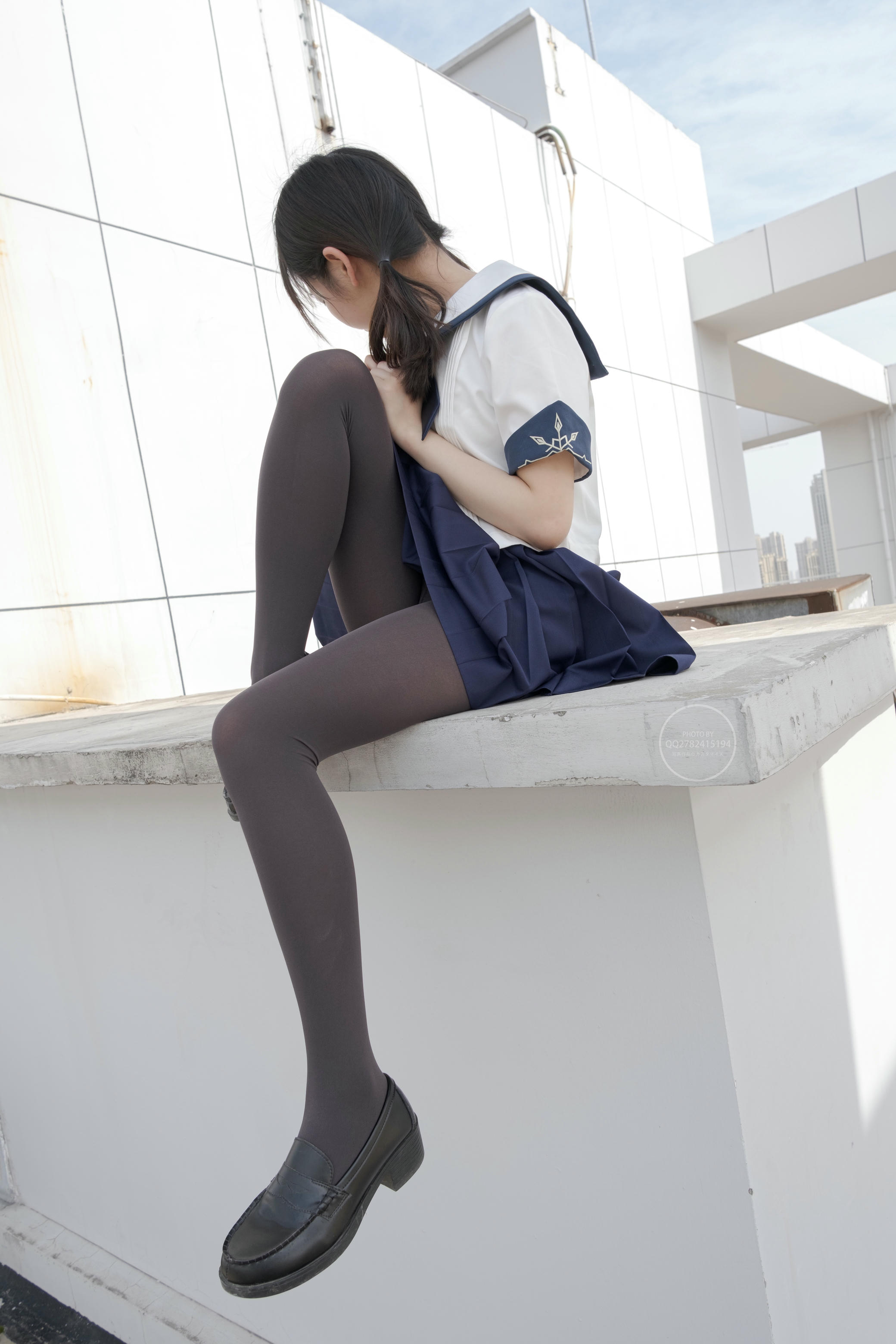 森萝财团 有料 NO.039 小香 天台上的JK灰丝美少女 [90P-794M]_第1集