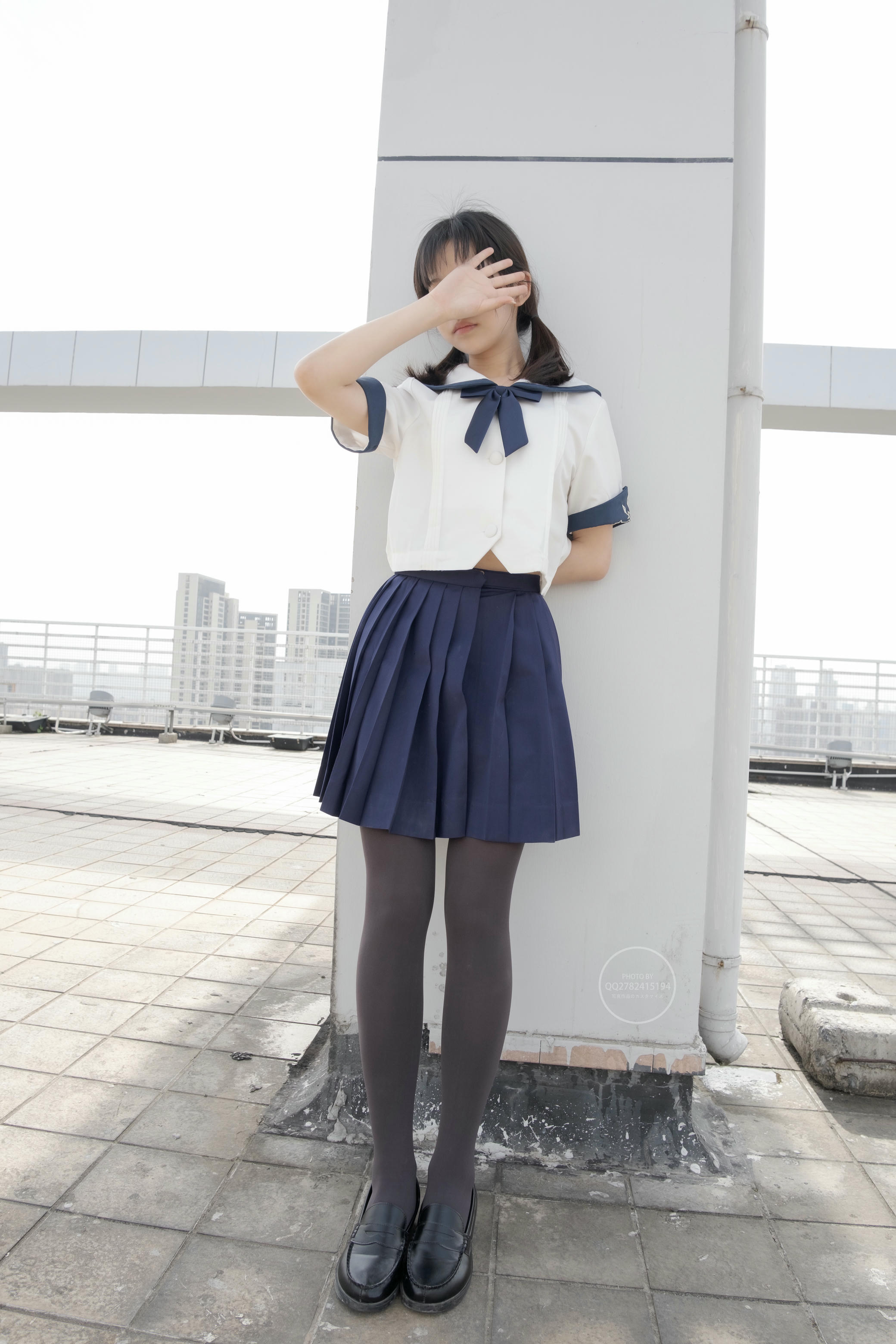 森萝财团 有料 NO.039 小香 天台上的JK灰丝美少女 [90P-794M]_第3集