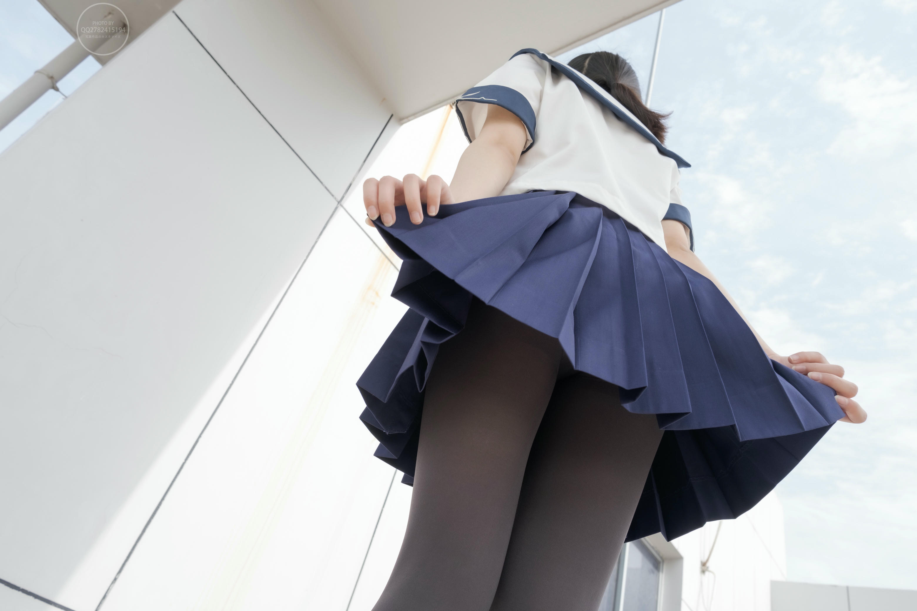 森萝财团 有料 NO.039 小香 天台上的JK灰丝美少女 [90P-794M]_第1集