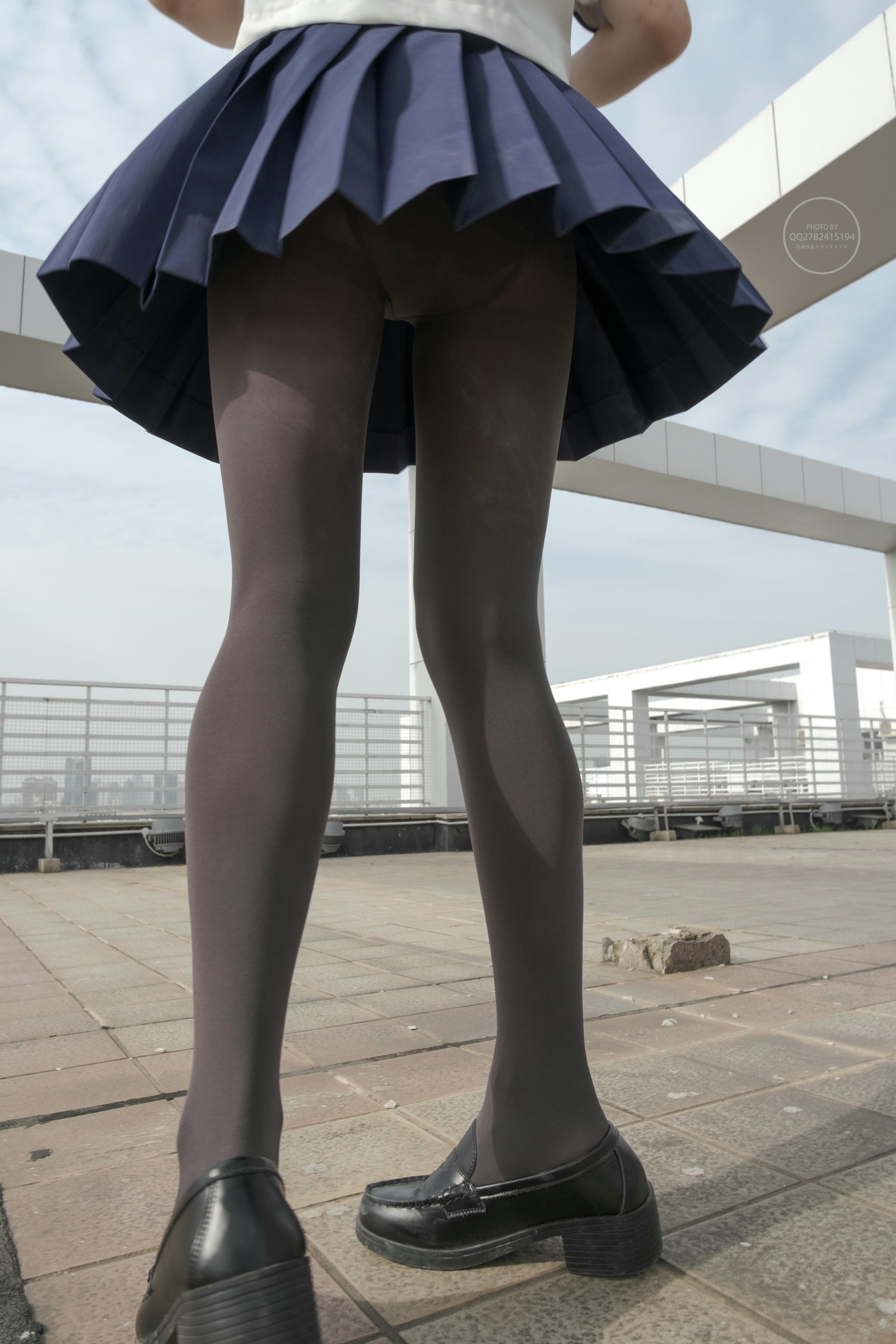 森萝财团 有料 NO.039 小香 天台上的JK灰丝美少女 [90P-794M]_第3集