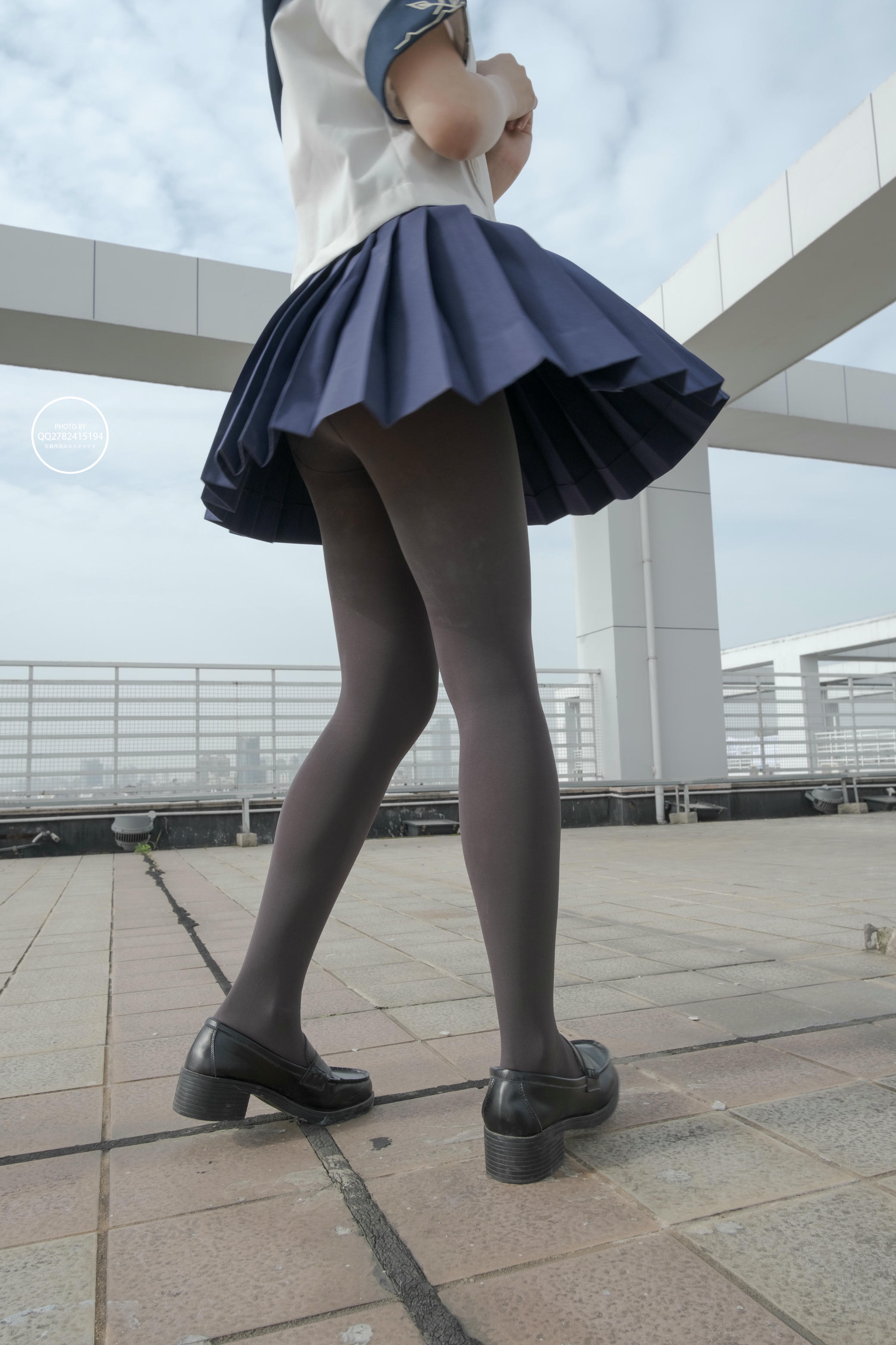 森萝财团 有料 NO.039 小香 天台上的JK灰丝美少女 [90P-794M]_第4集