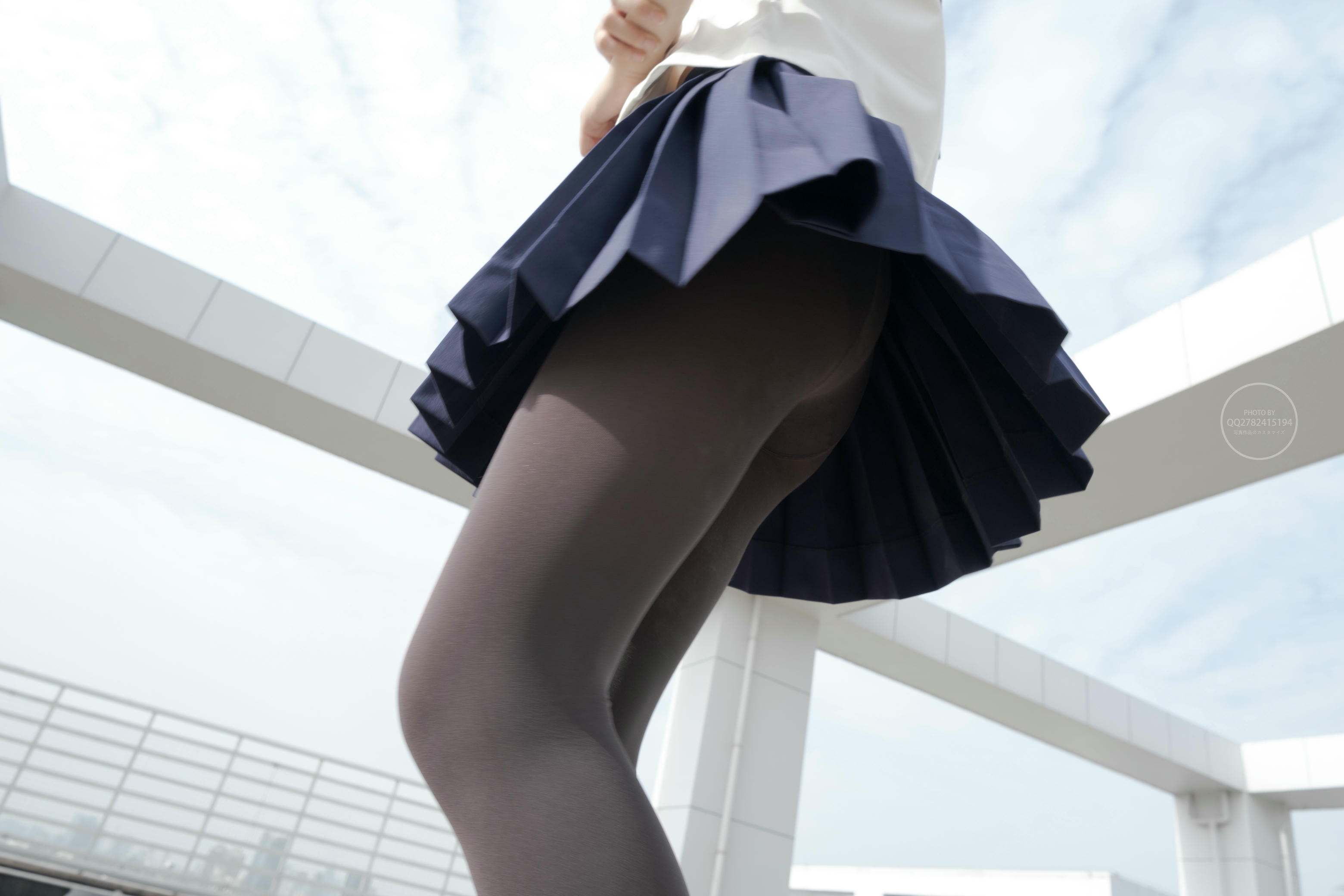 森萝财团 有料 NO.039 小香 天台上的JK灰丝美少女 [90P-794M]_第4集