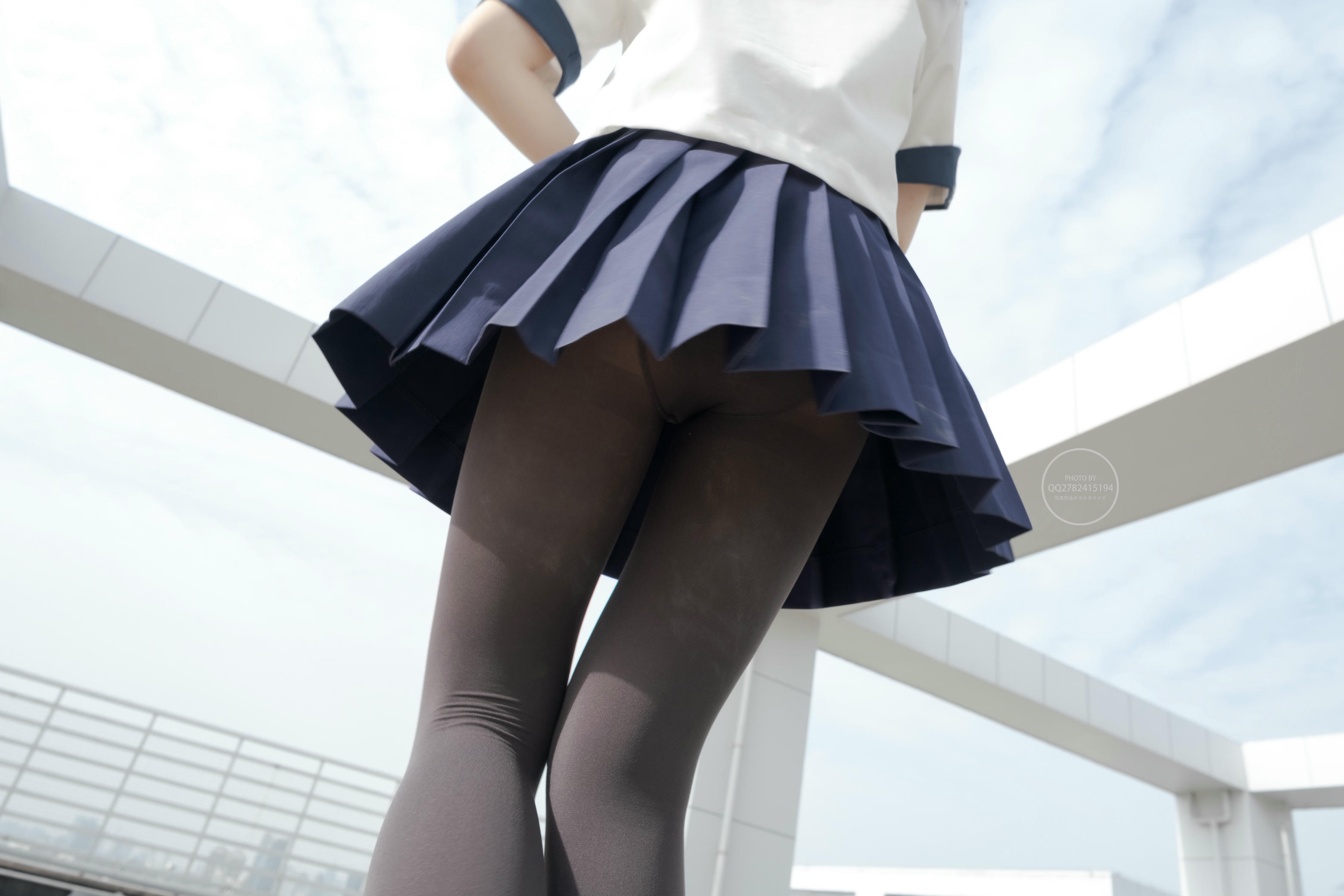 森萝财团 有料 NO.039 小香 天台上的JK灰丝美少女 [90P-794M]_第4集