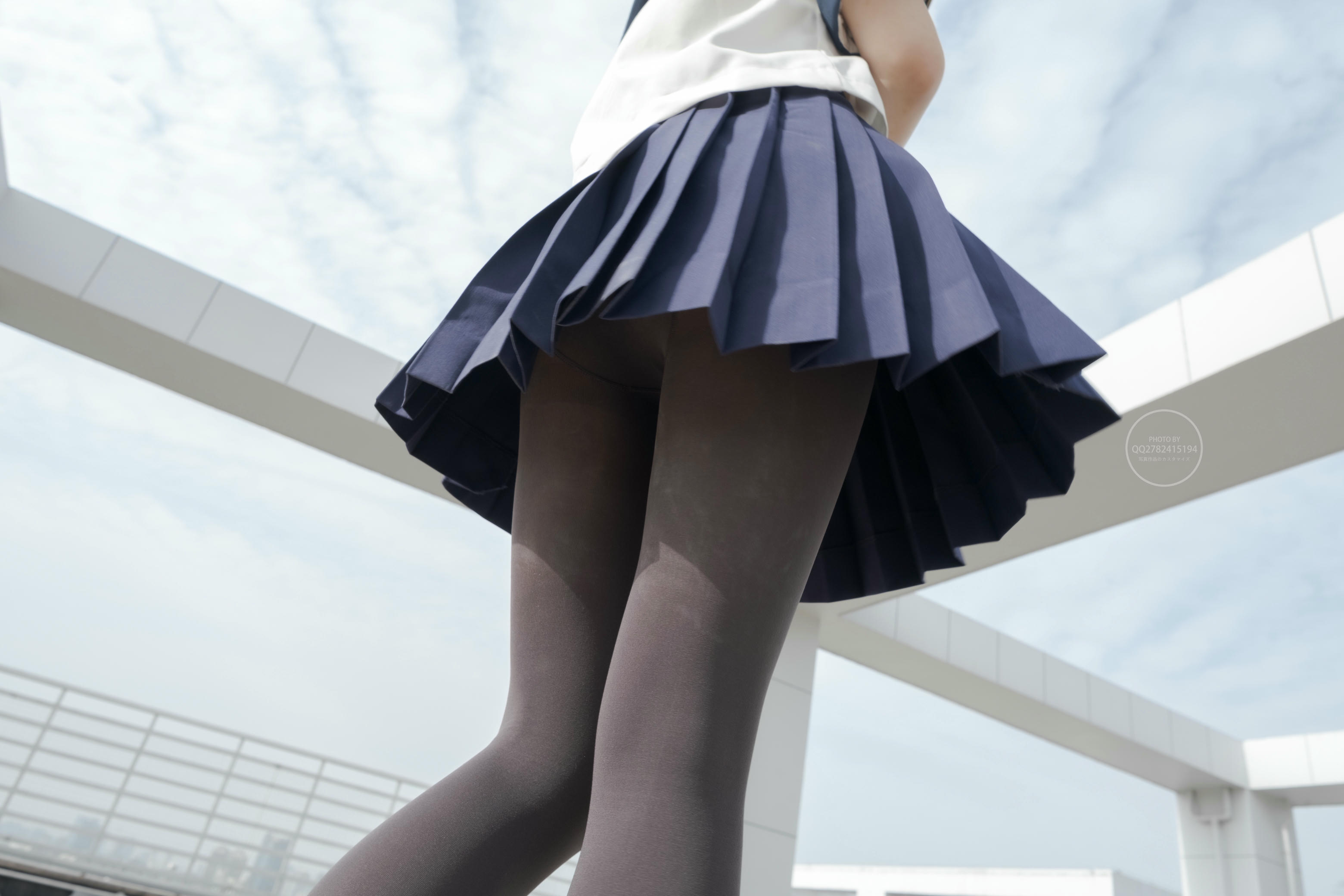 森萝财团 有料 NO.039 小香 天台上的JK灰丝美少女 [90P-794M]_第4集