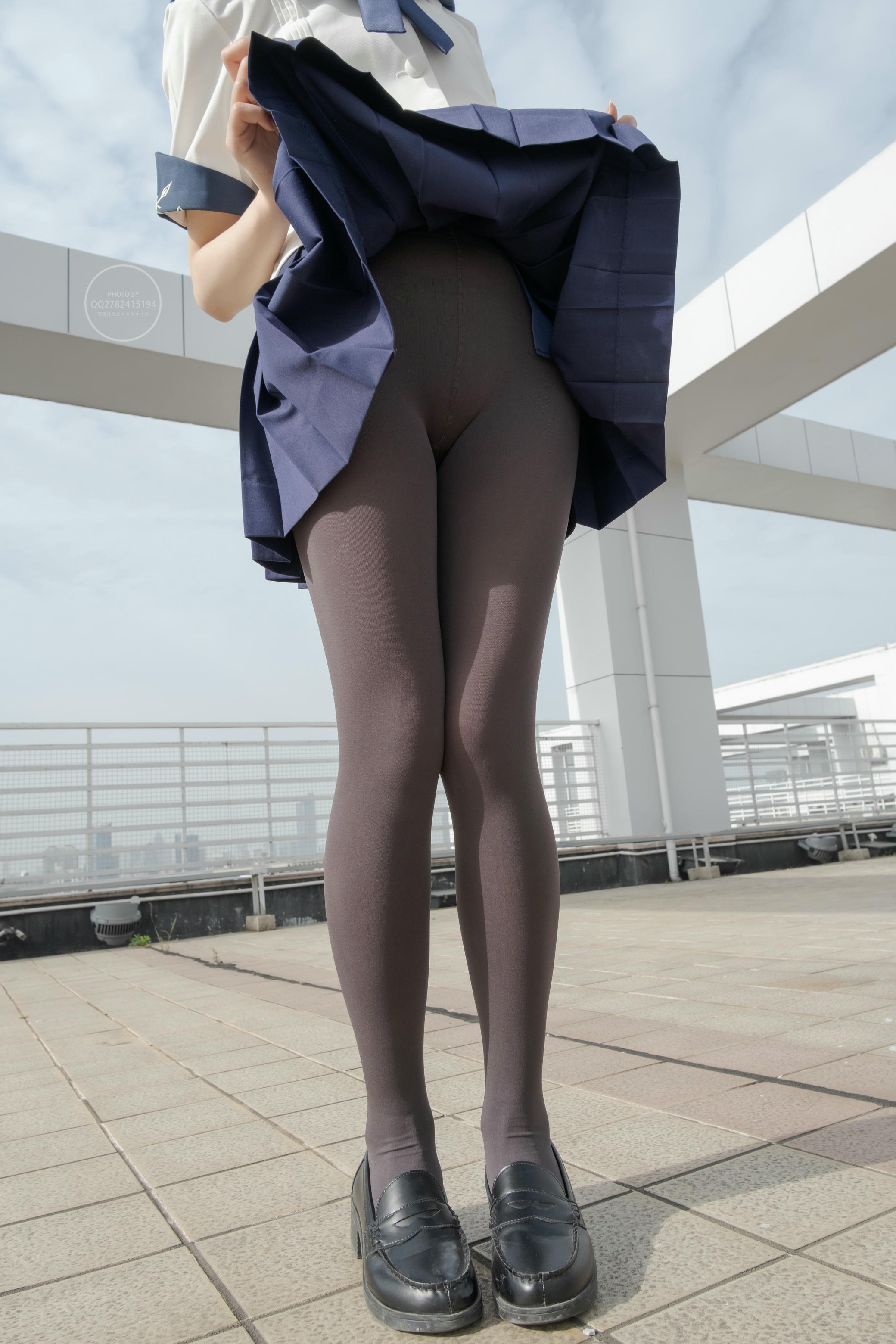 森萝财团 有料 NO.039 小香 天台上的JK灰丝美少女 [90P-794M]_第4集