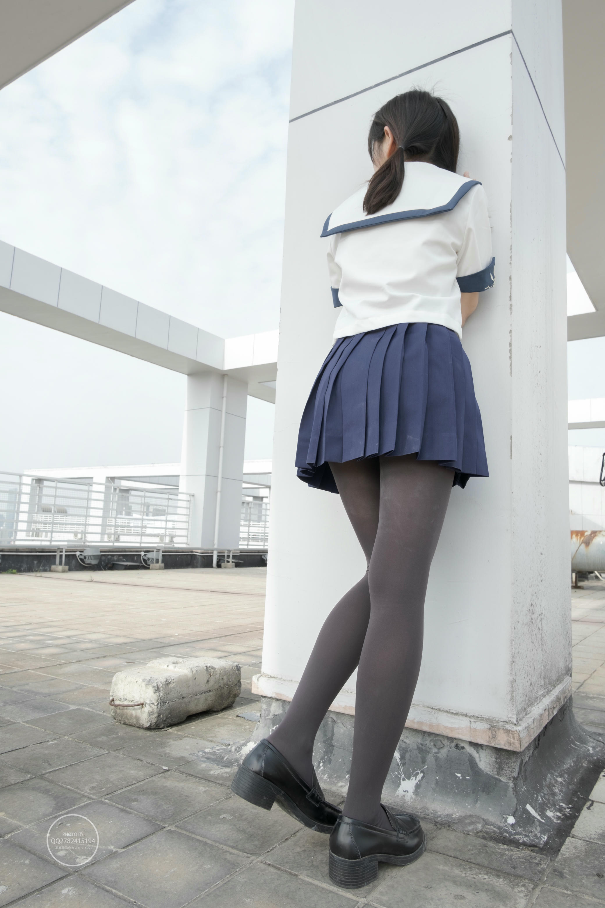 森萝财团 有料 NO.039 小香 天台上的JK灰丝美少女 [90P-794M]_第4集