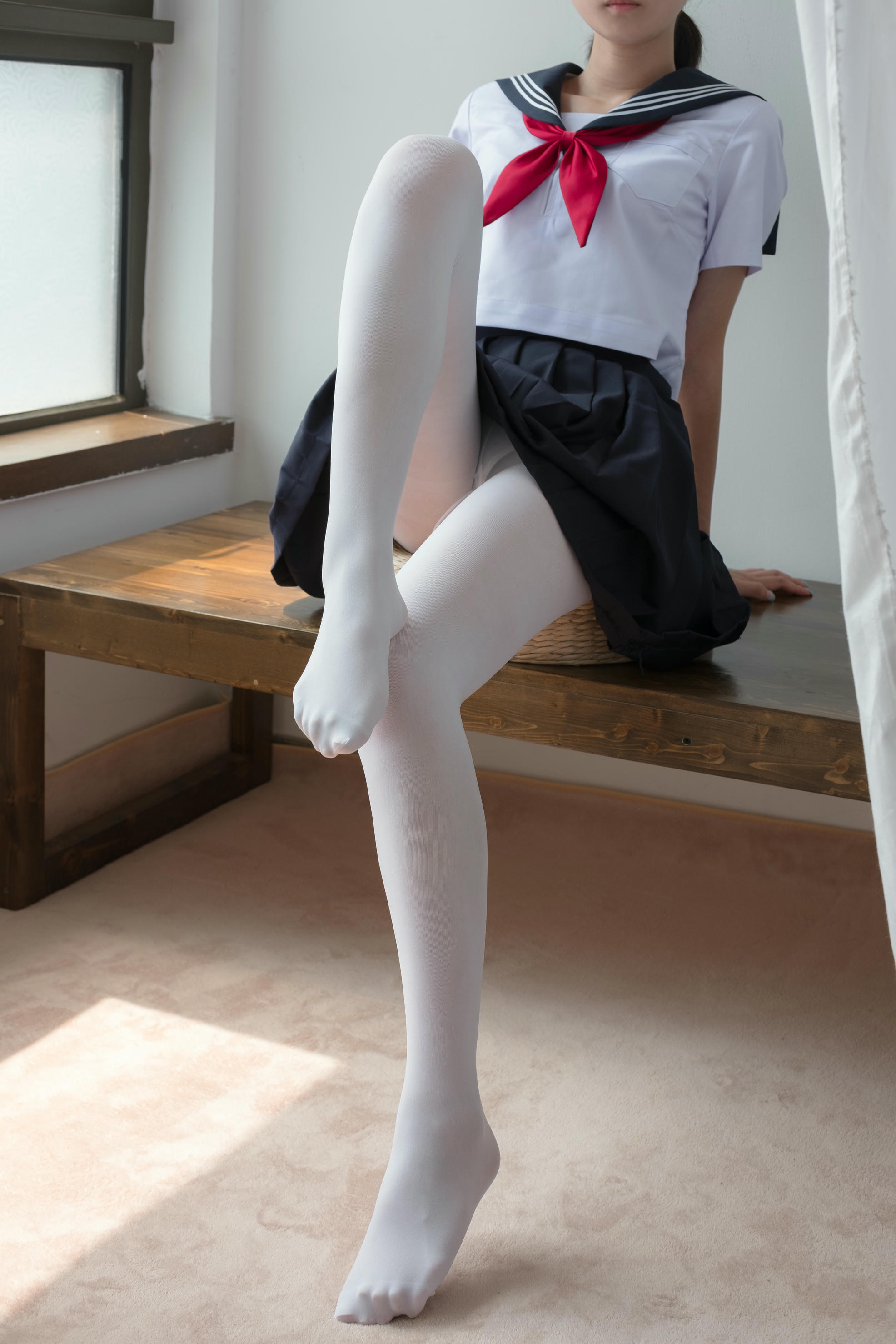 森萝财团-爱花写真 ALPHA-003 白丝水手服 [144P-1.43GB]_第7集