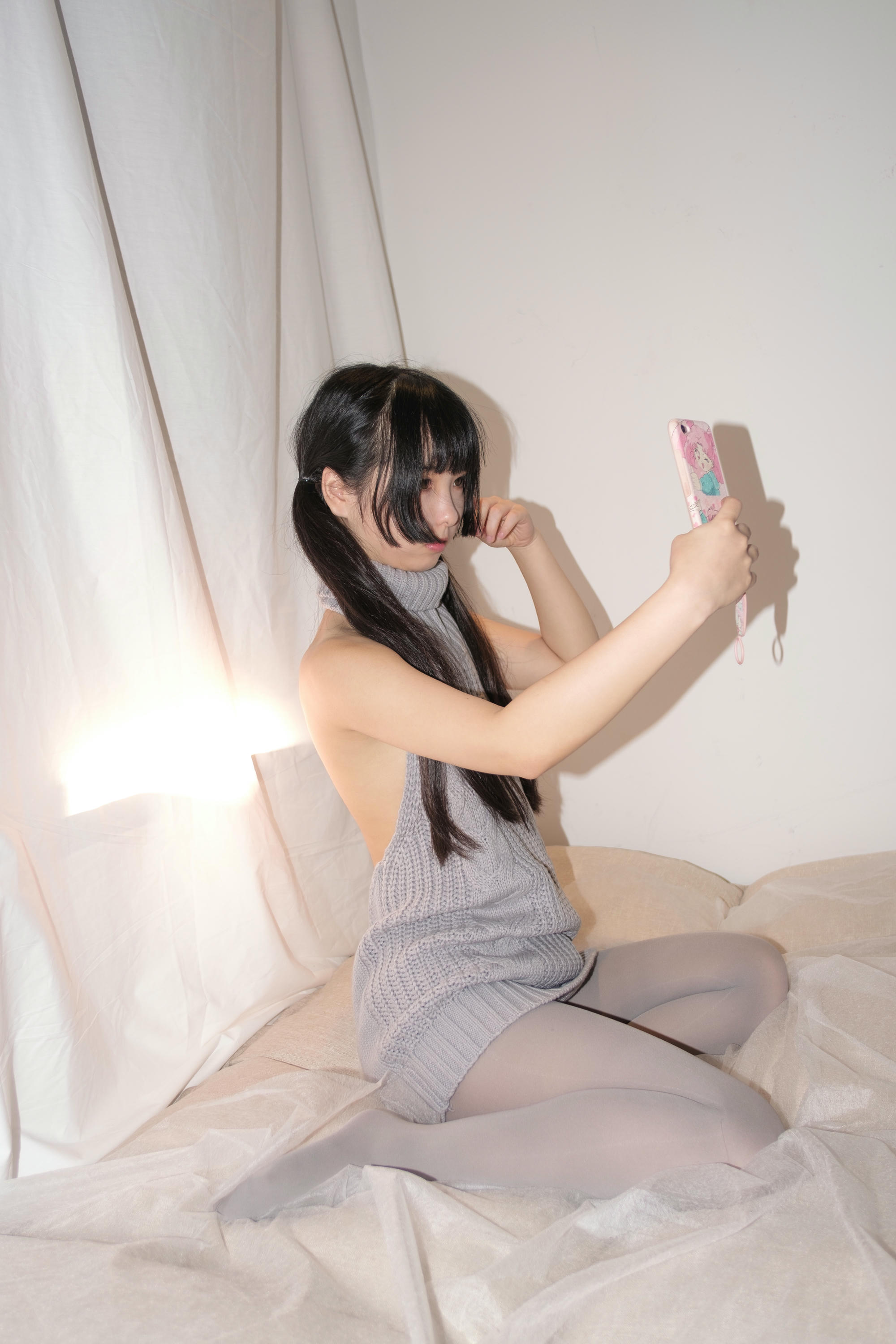 森萝财团-爱花写真 ALPHA-009 露背毛衣少女的丝秀 [98P-0.99GB]_第3集