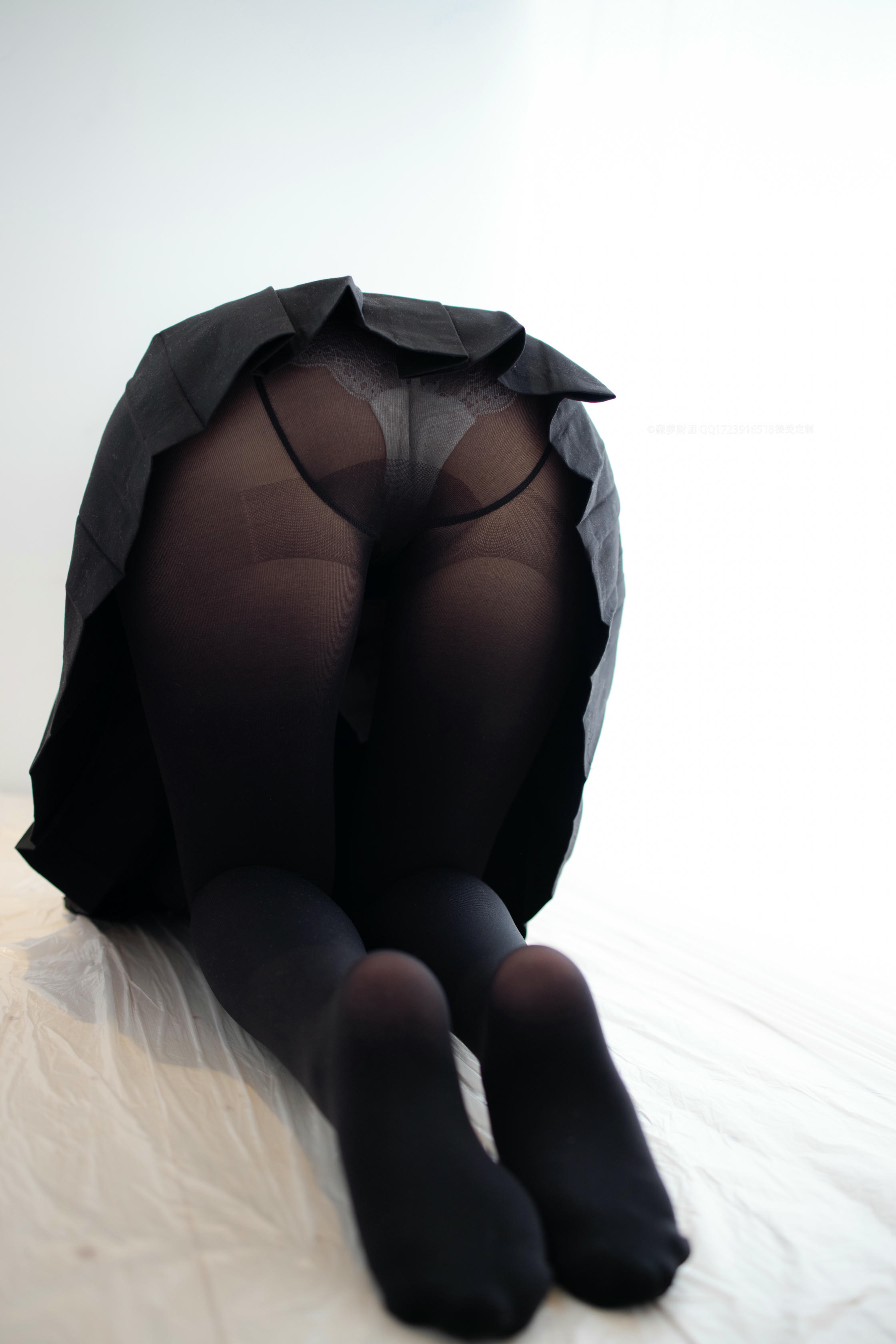 森萝财团-爱花写真 ALPHA-021 蕾丝胖次80D黑丝 [117P-1.28GB]_第3集