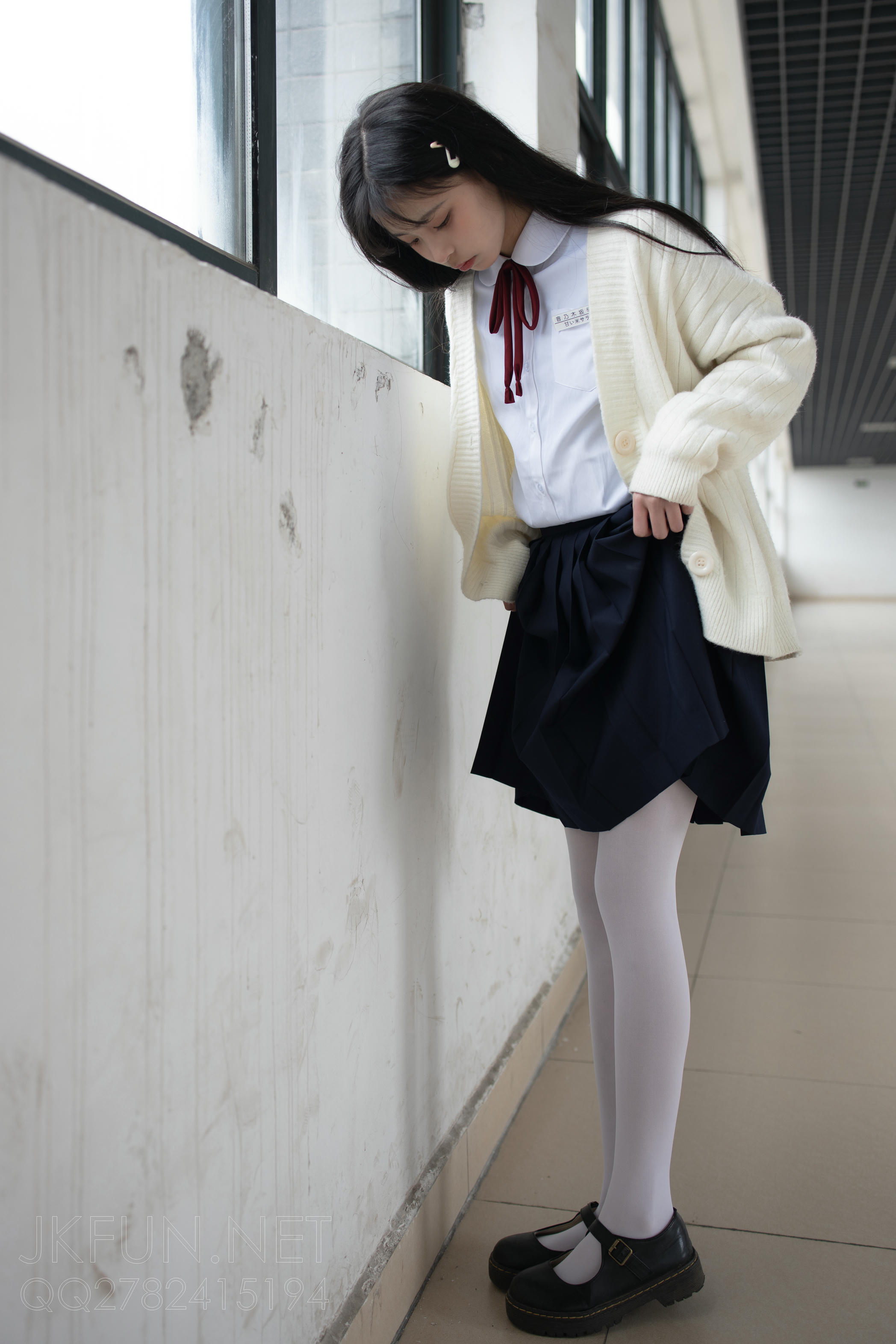 森萝财团 JKFUN-001 甜米 纯纯的白丝学妹 [127P1V-2.61GB]_第1集