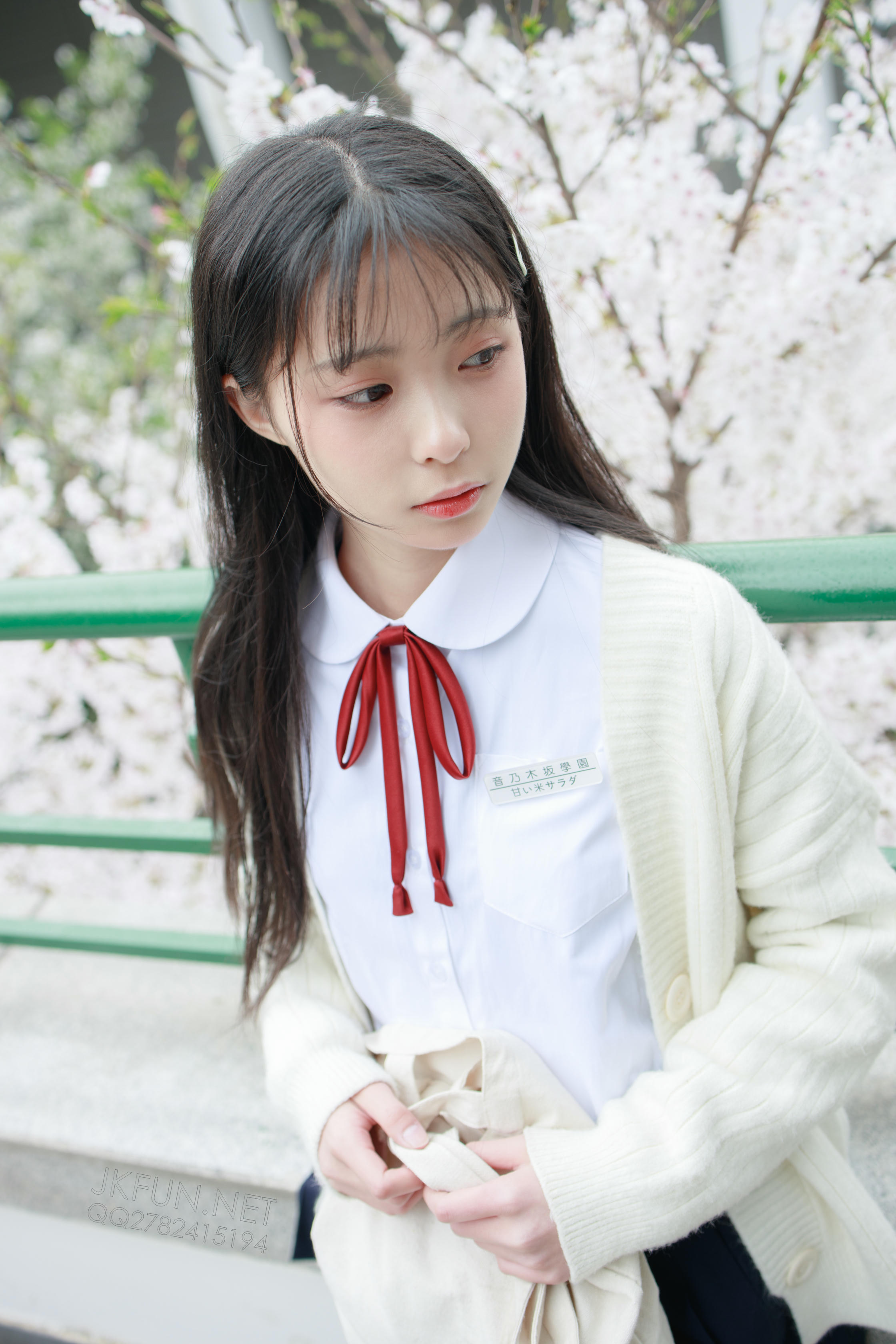 森萝财团 JKFUN-001 甜米 纯纯的白丝学妹 [127P1V-2.61GB]_第6集