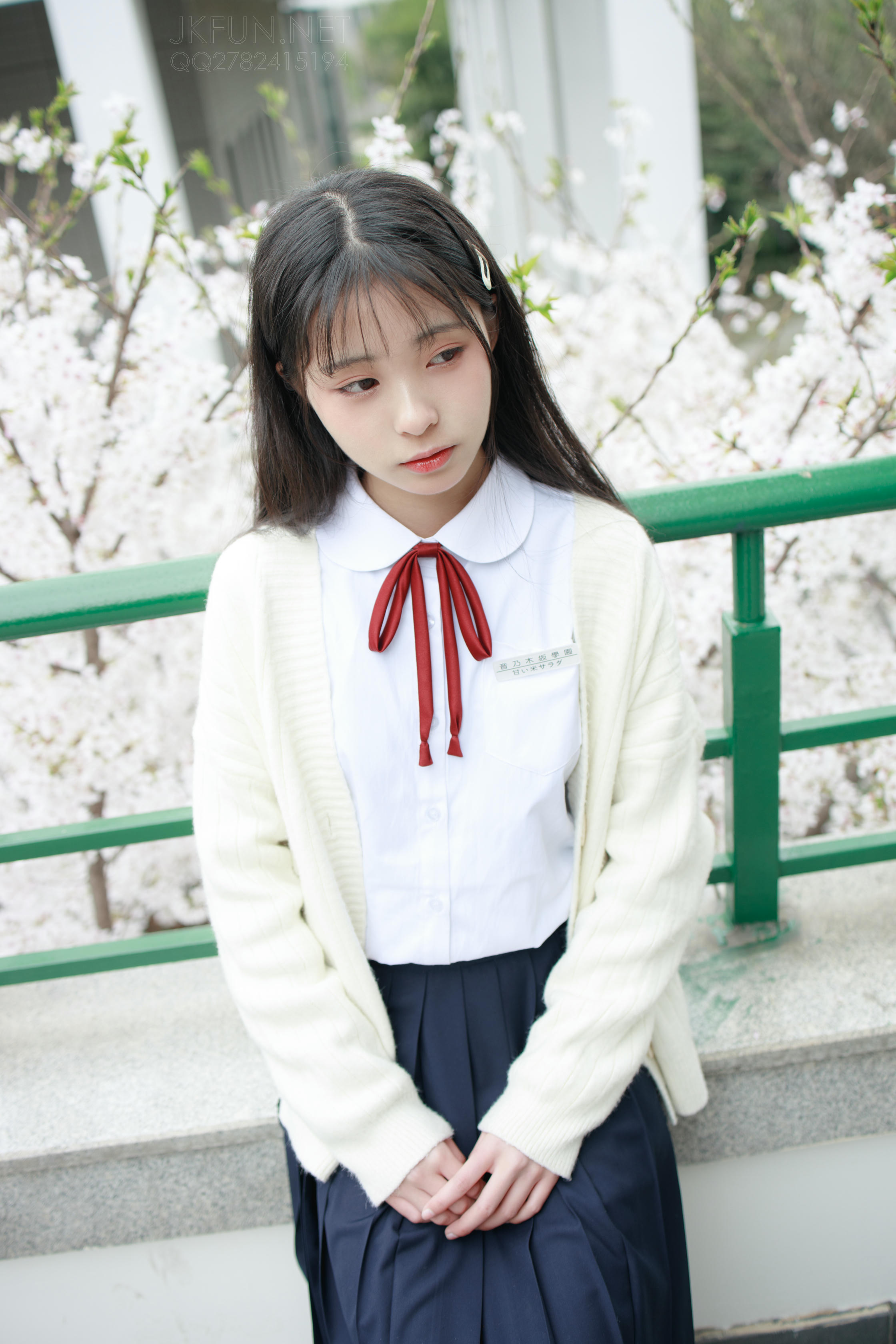 森萝财团 JKFUN-001 甜米 纯纯的白丝学妹 [127P1V-2.61GB]_第6集
