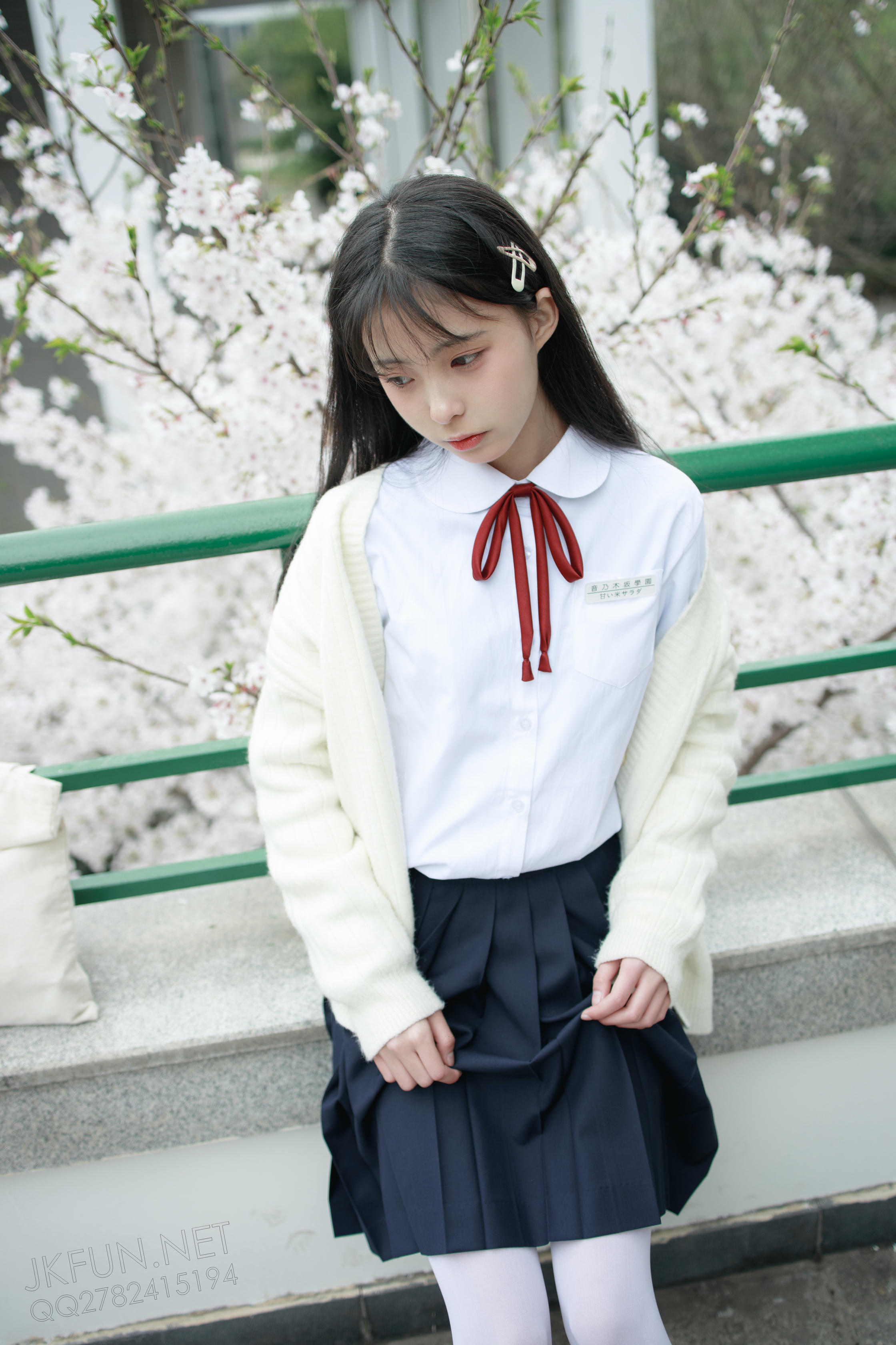 森萝财团 JKFUN-001 甜米 纯纯的白丝学妹 [127P1V-2.61GB]_第3集