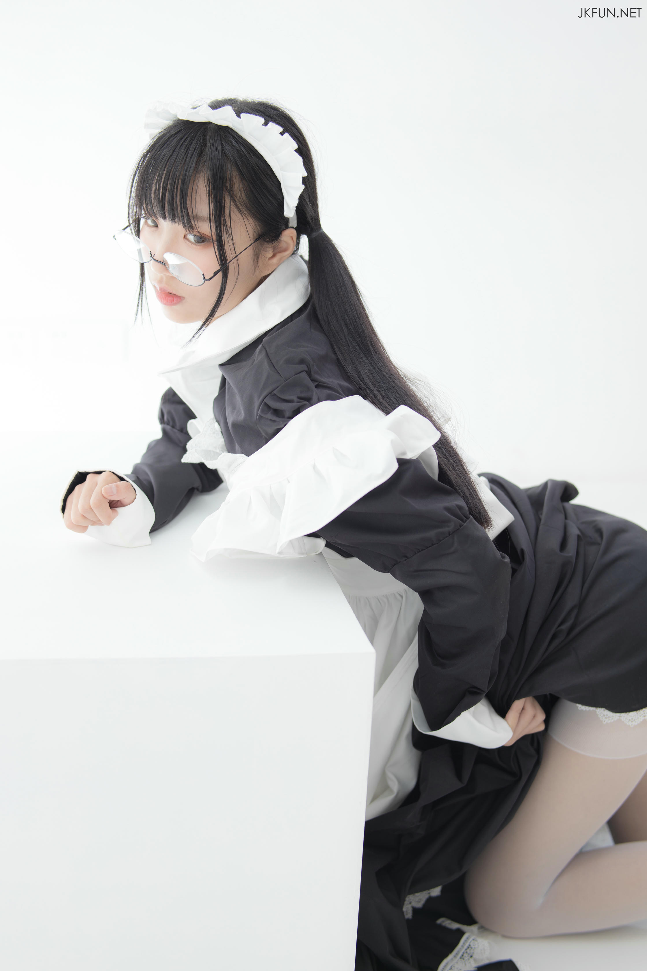 森萝财团 JKFUN-017 小梓 15D超薄白丝 [127P+1V／2.32G]_第5集