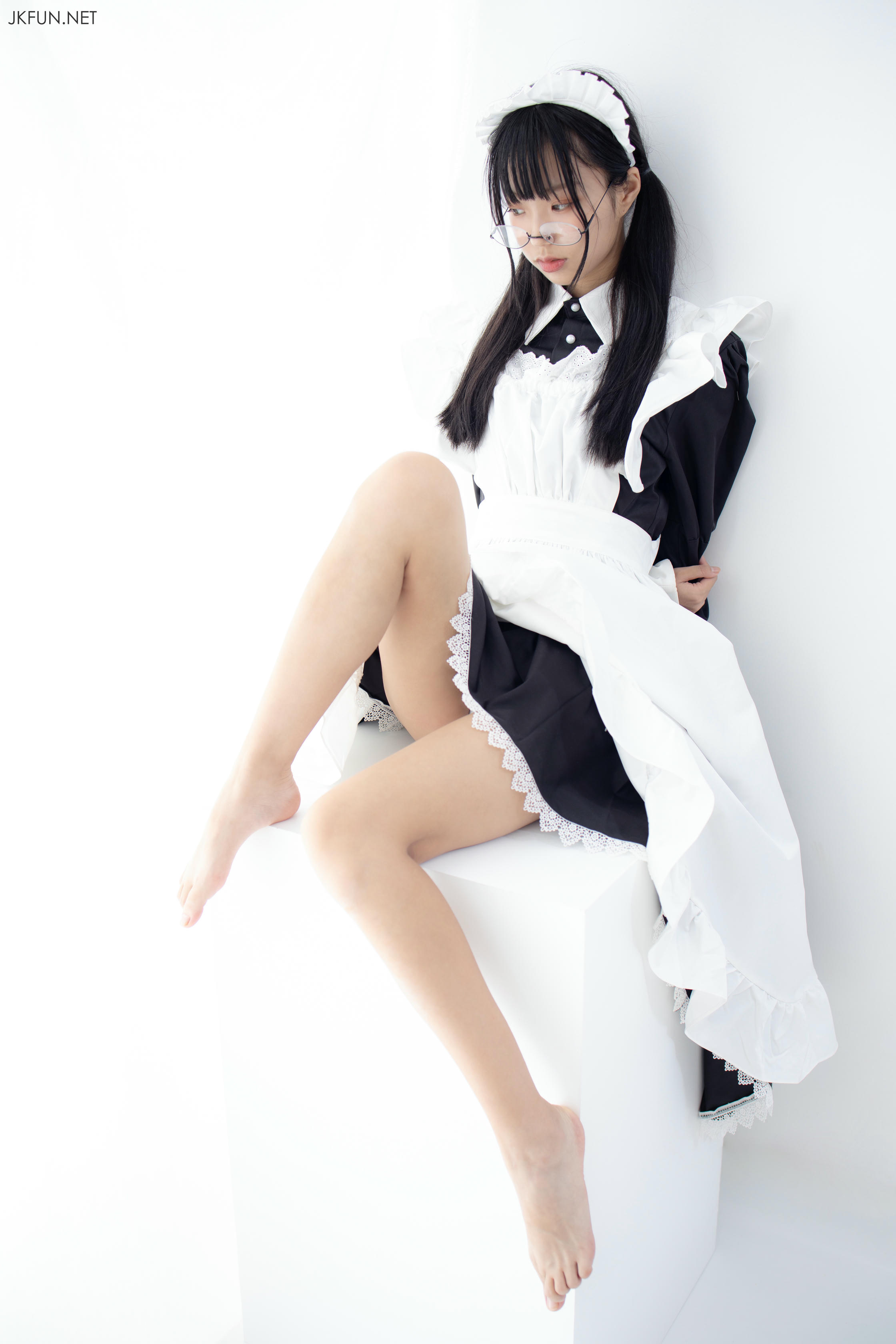 森萝财团 JKFUN-017 小梓 15D超薄白丝 [127P+1V／2.32G]_第7集