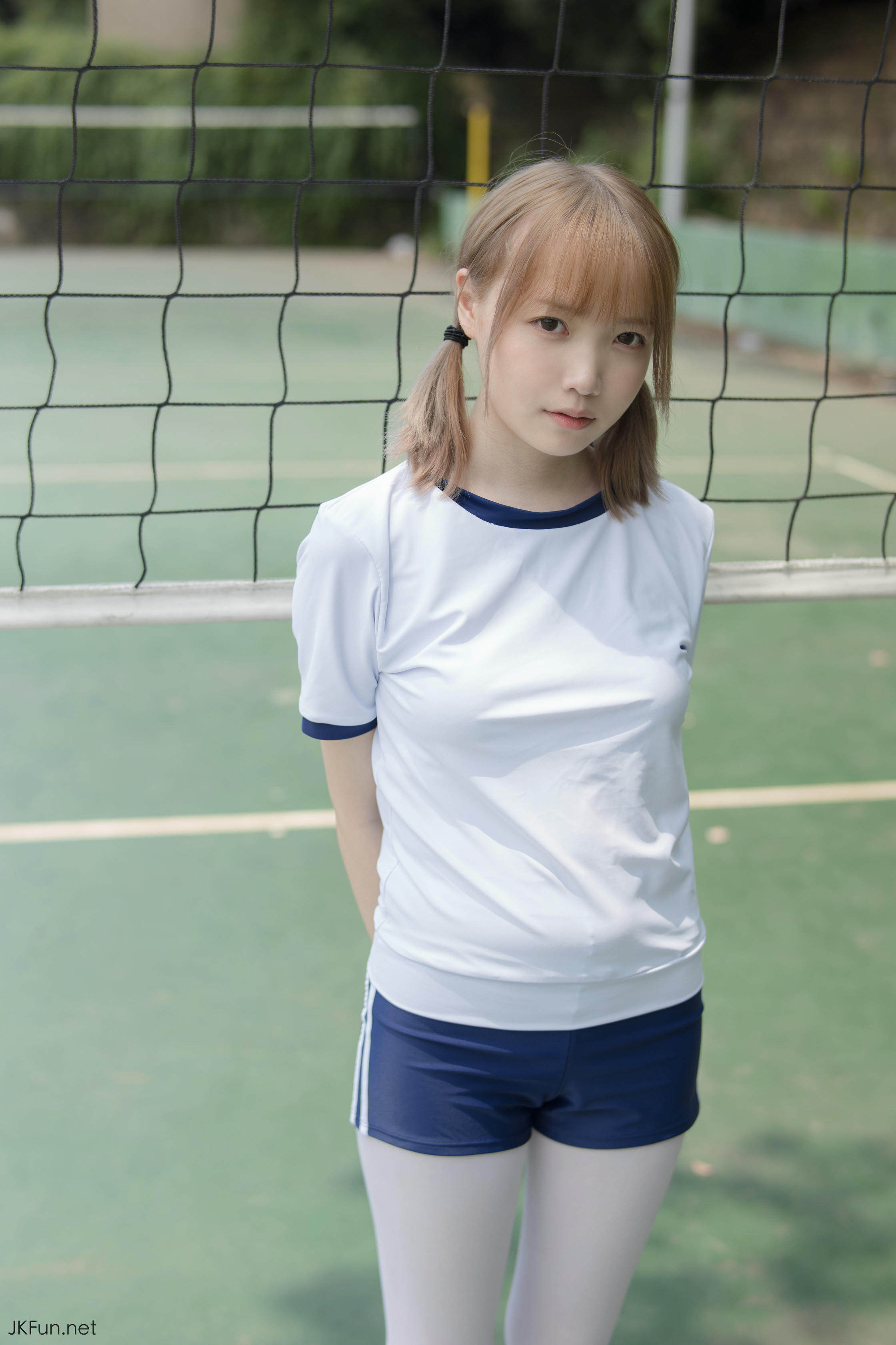 森萝财团 JKFUN-019 Aika 80D白丝外景体操服 [107P+1V／2.4G]_第1集