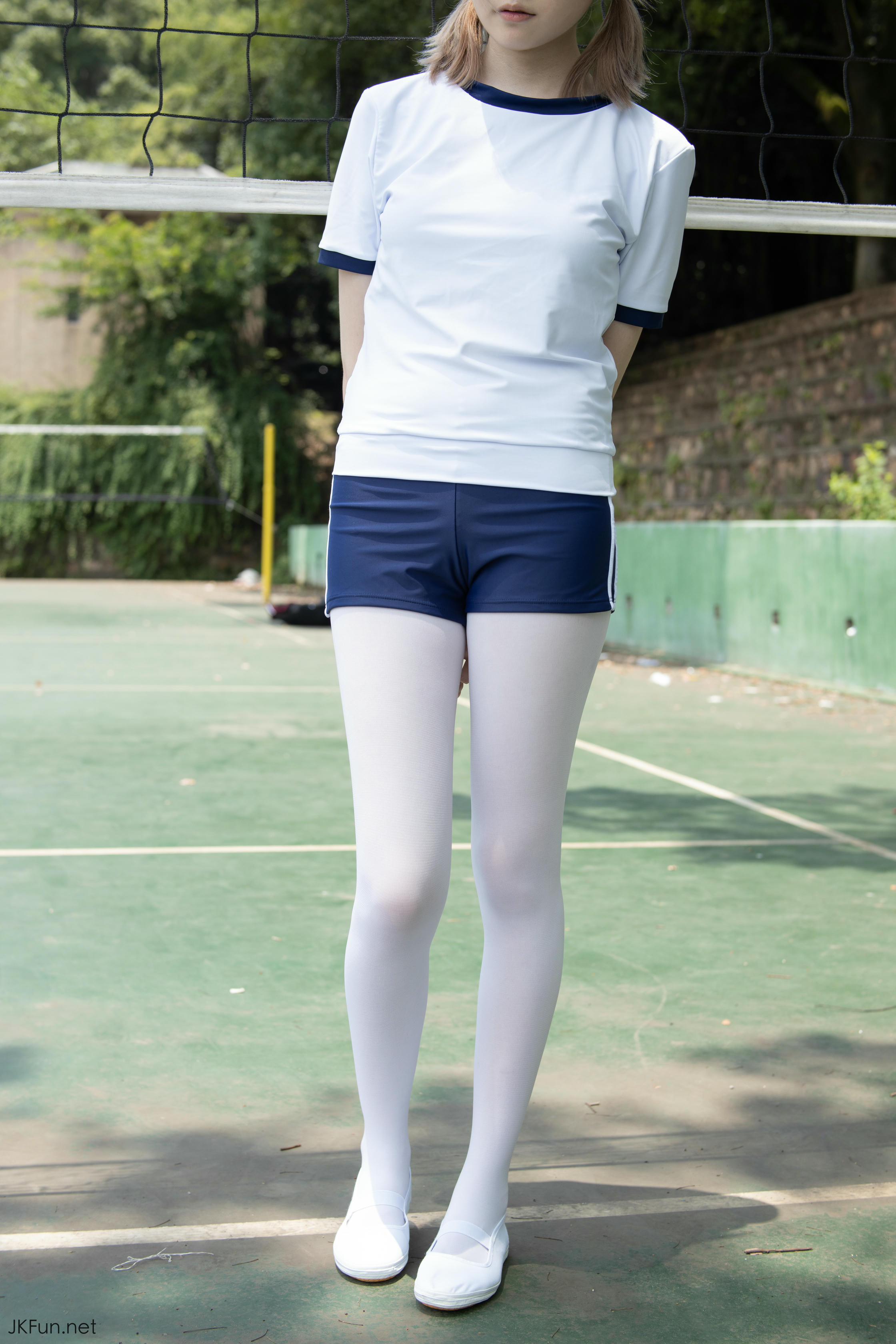 森萝财团 JKFUN-019 Aika 80D白丝外景体操服 [107P+1V／2.4G]_第1集