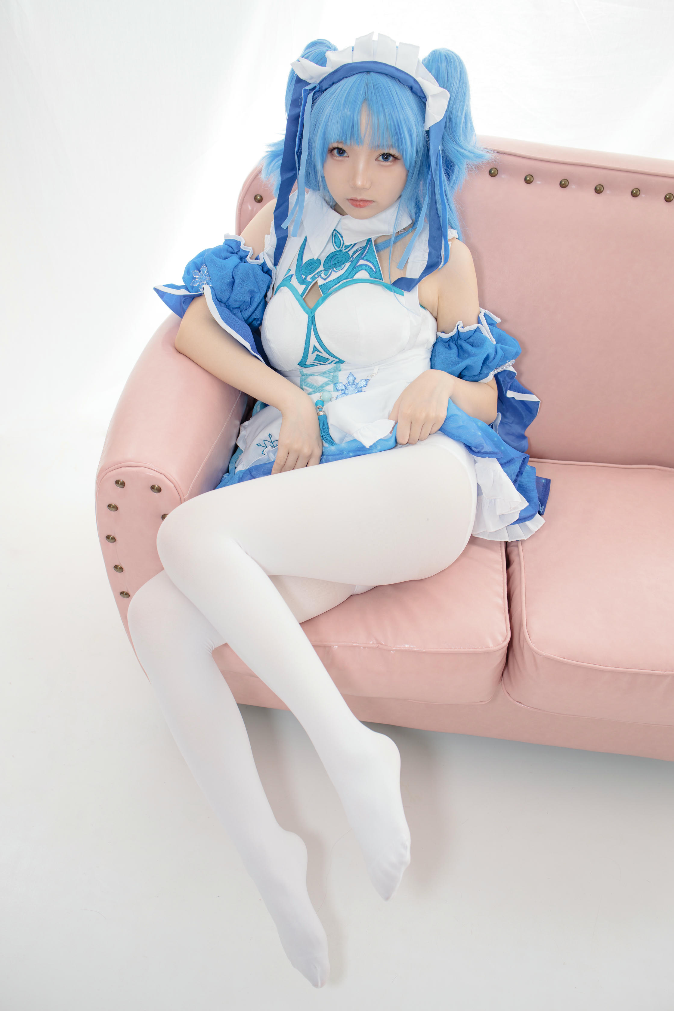 森萝财团 JKFUN-023 雪晴 300D白丝小萝莉Cosplay装 [100P+1V／2.47G]_第5集