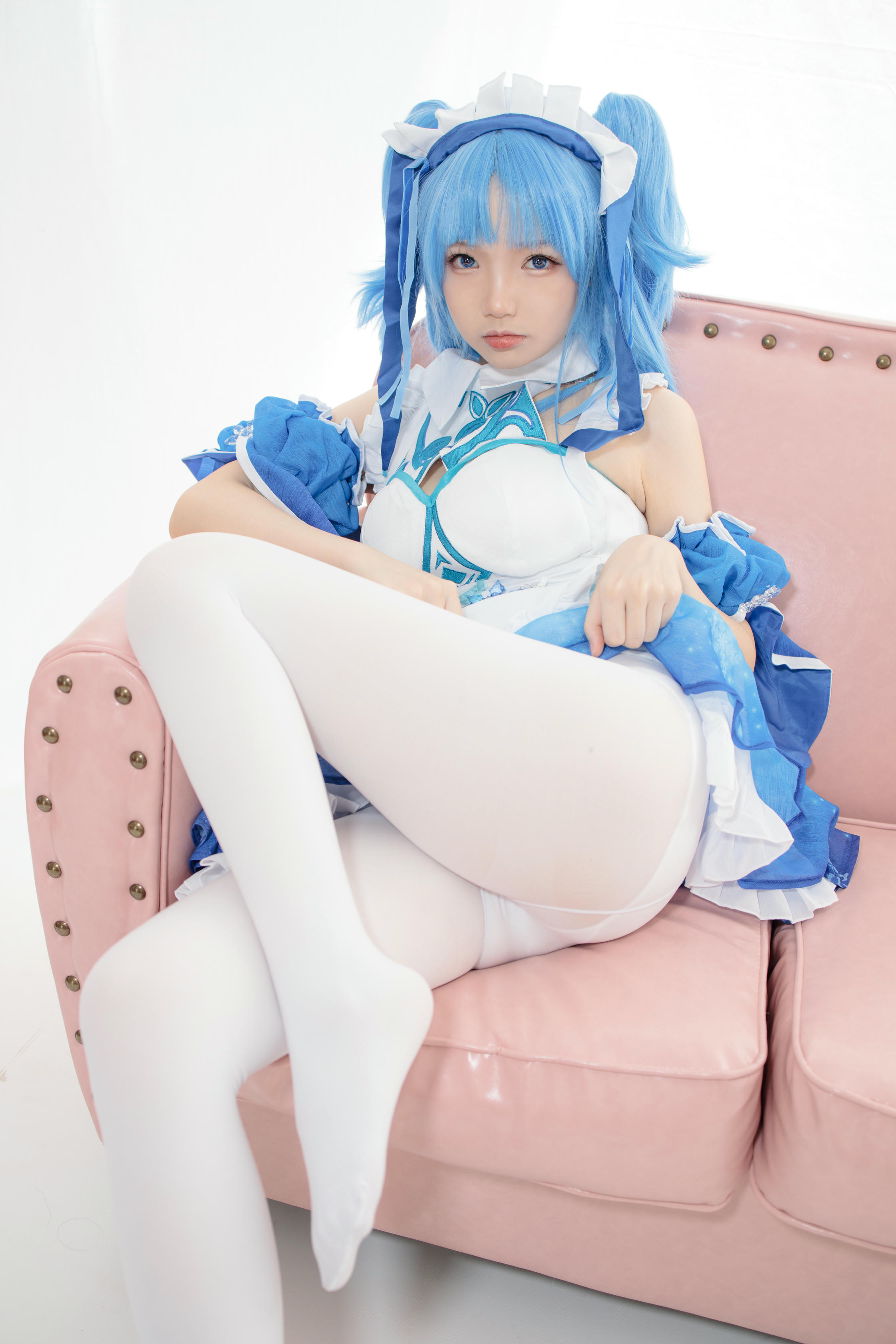 森萝财团 JKFUN-023 雪晴 300D白丝小萝莉Cosplay装 [100P+1V／2.47G]_第5集