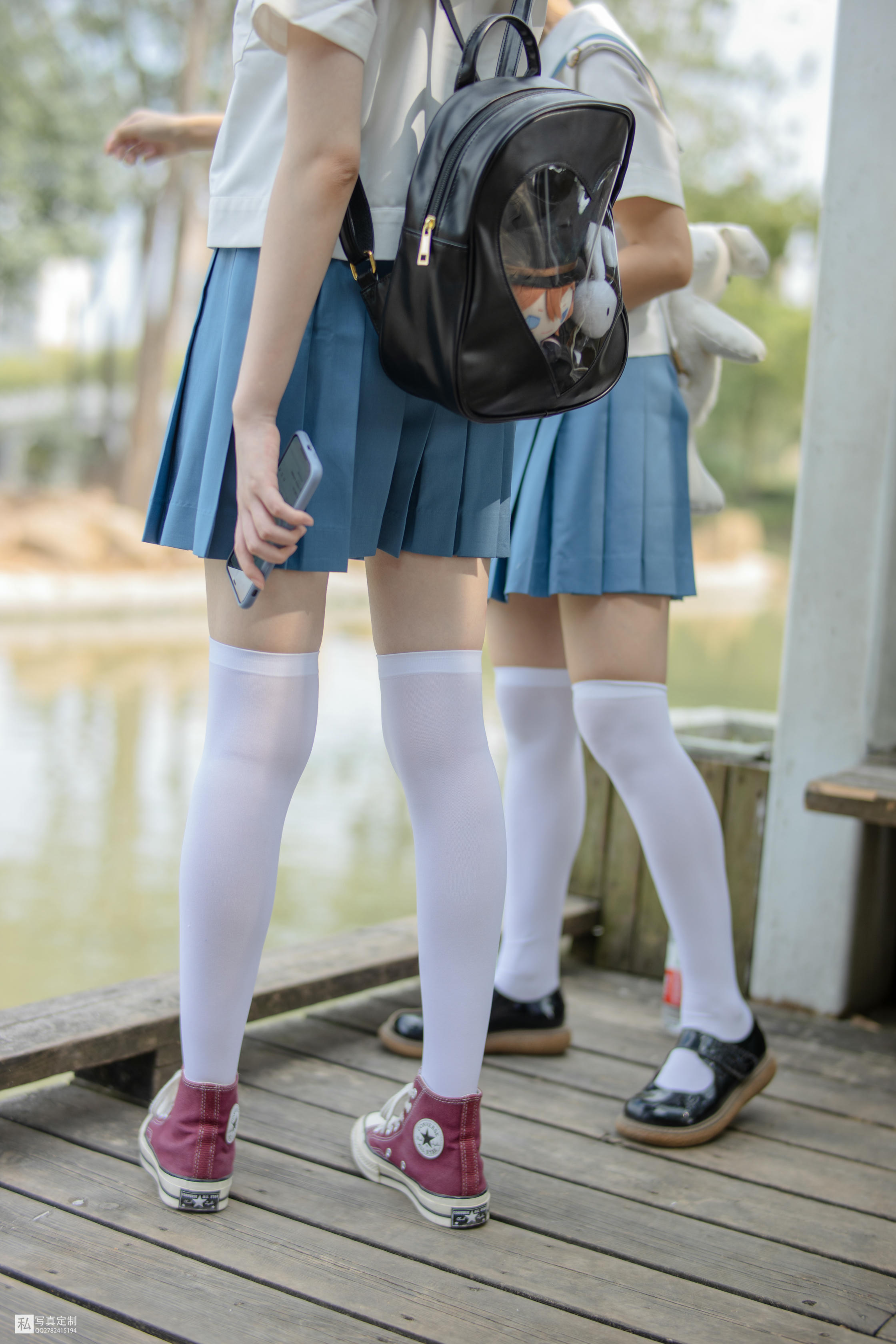森萝财团 JKFUN-025 默陌&Aika 80D白丝过膝袜两女一ZOO [93P／1.61GB]_第3集