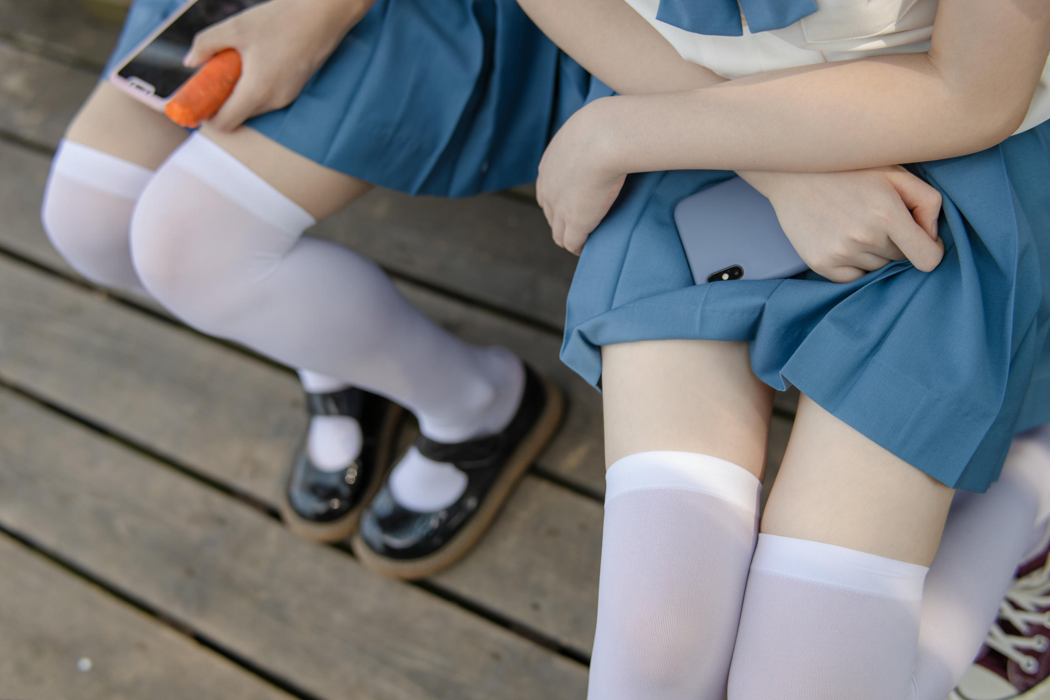森萝财团 JKFUN-025 默陌&Aika 80D白丝过膝袜两女一ZOO [93P／1.61GB]_第4集