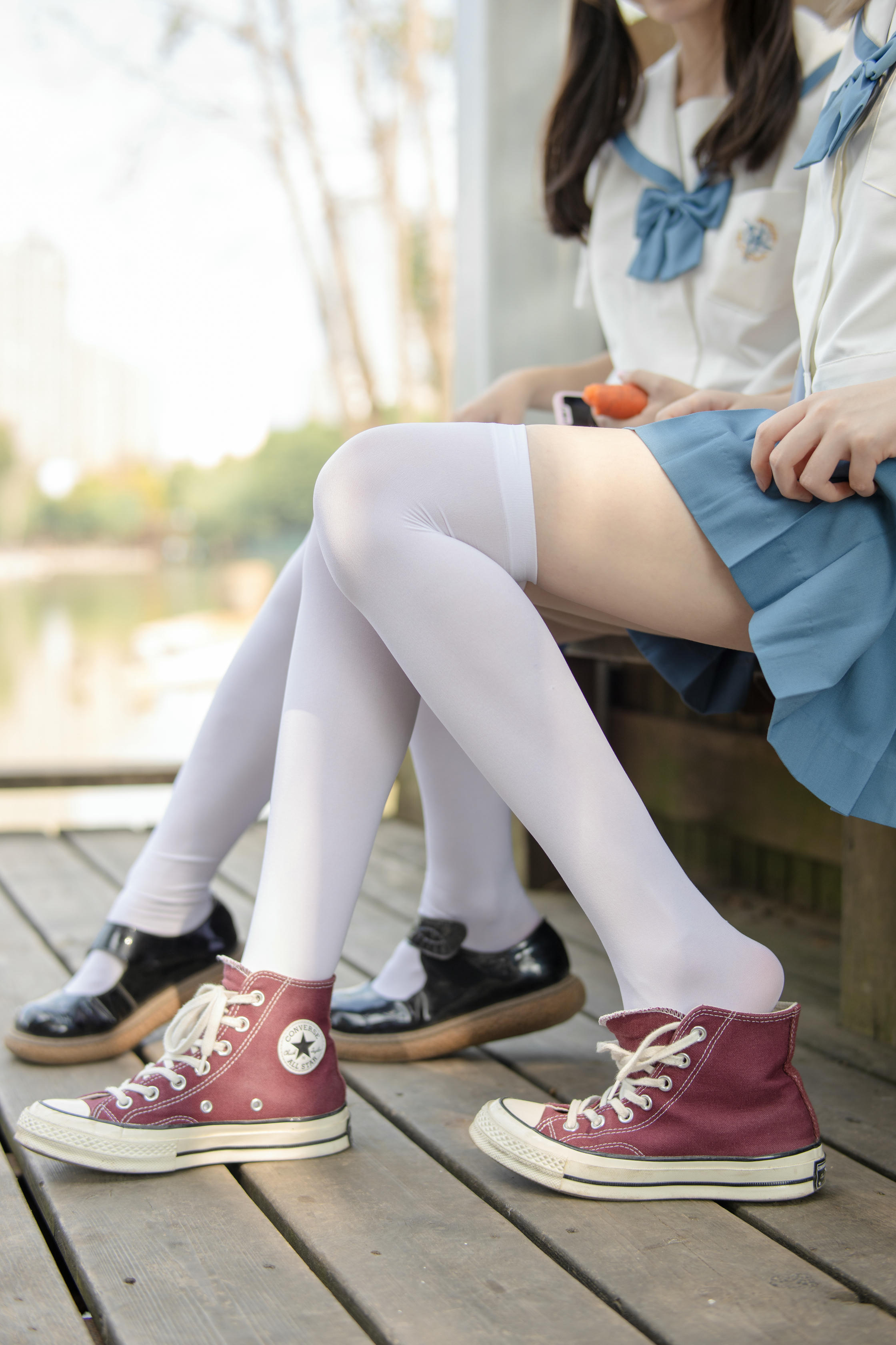 森萝财团 JKFUN-025 默陌&Aika 80D白丝过膝袜两女一ZOO [93P／1.61GB]_第4集