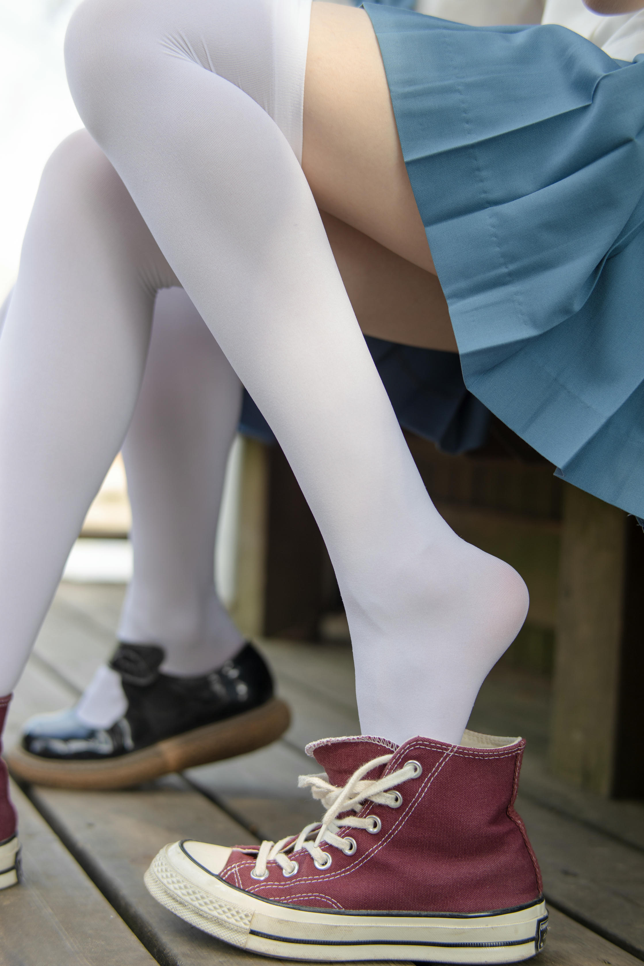 森萝财团 JKFUN-025 默陌&Aika 80D白丝过膝袜两女一ZOO [93P／1.61GB]_第4集