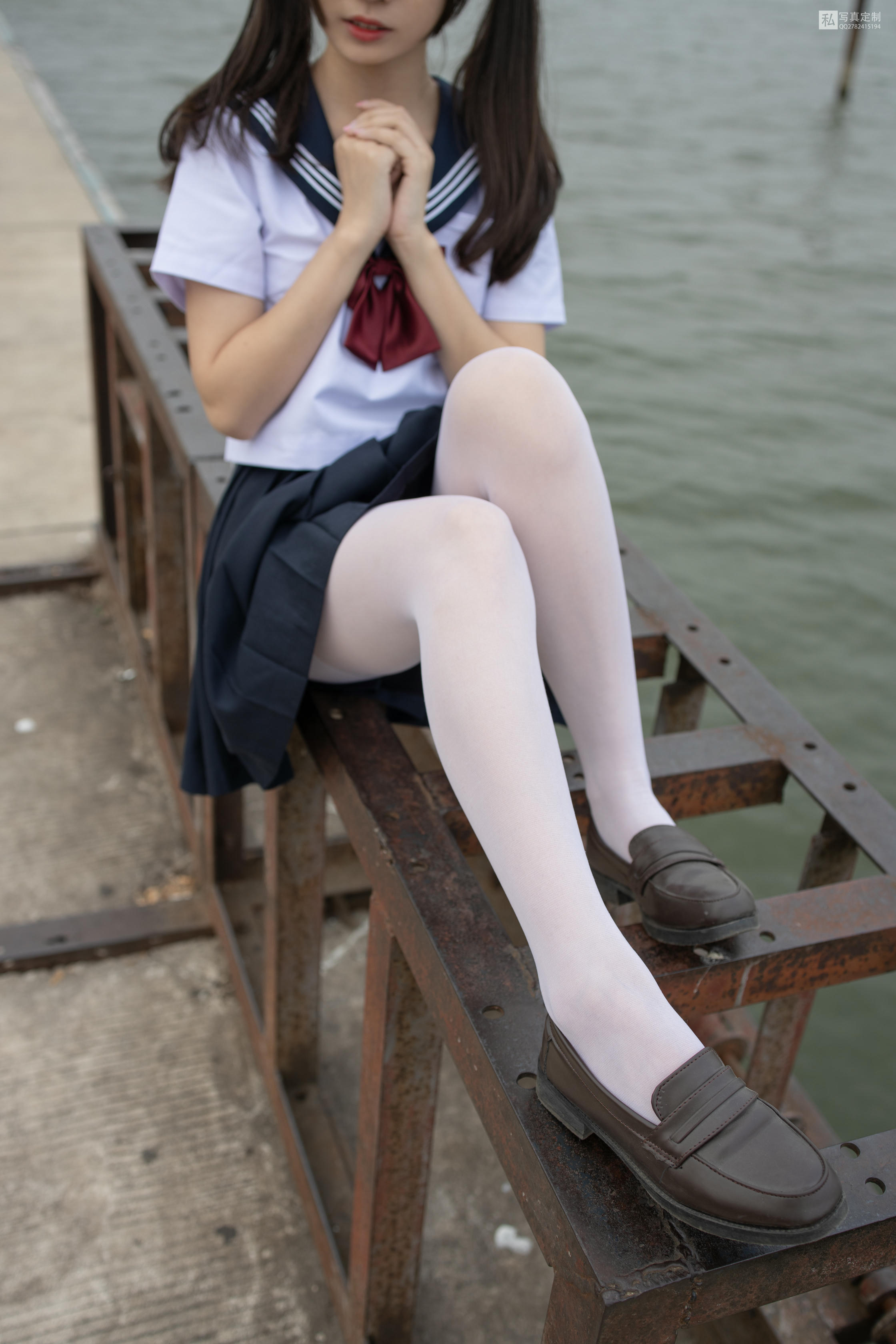 森萝财团 JKFUN-028 默陌 15D白丝 抑郁湖边与绝望天台 [58P／2V3.39G]_第1集