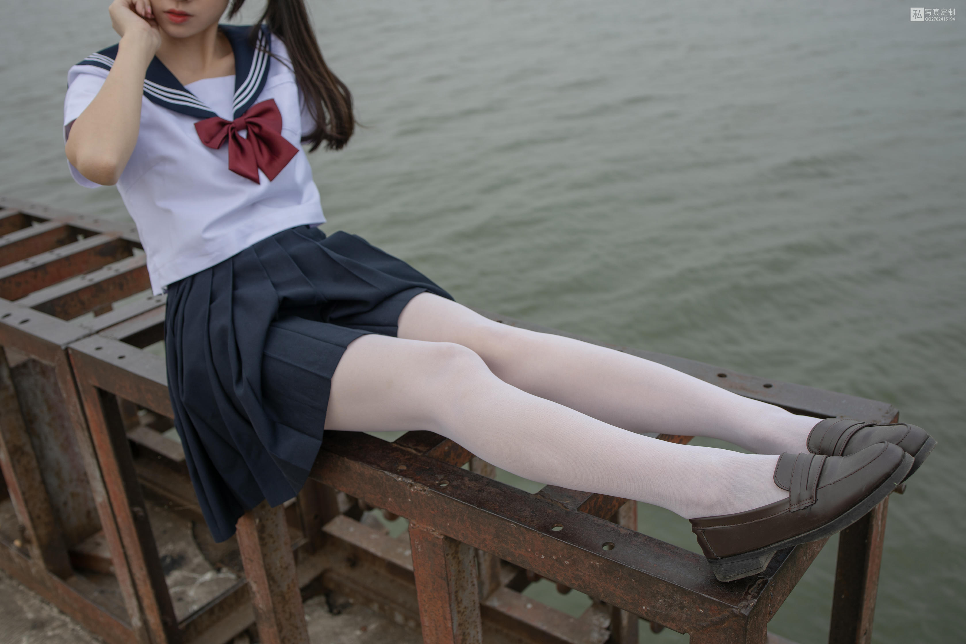 森萝财团 JKFUN-028 默陌 15D白丝 抑郁湖边与绝望天台 [58P／2V3.39G]_第1集