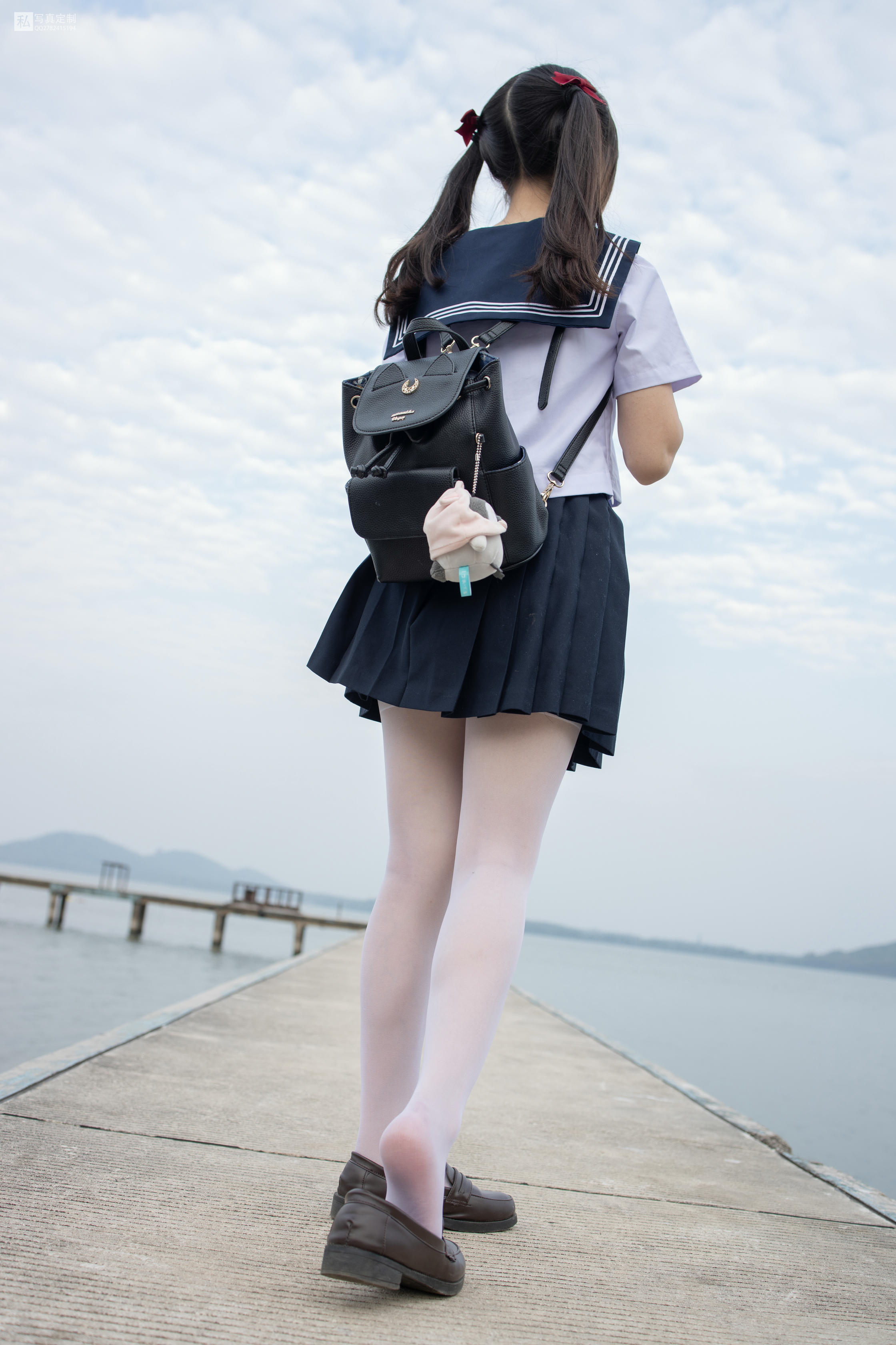 森萝财团 JKFUN-028 默陌 15D白丝 抑郁湖边与绝望天台 [58P／2V3.39G]_第1集