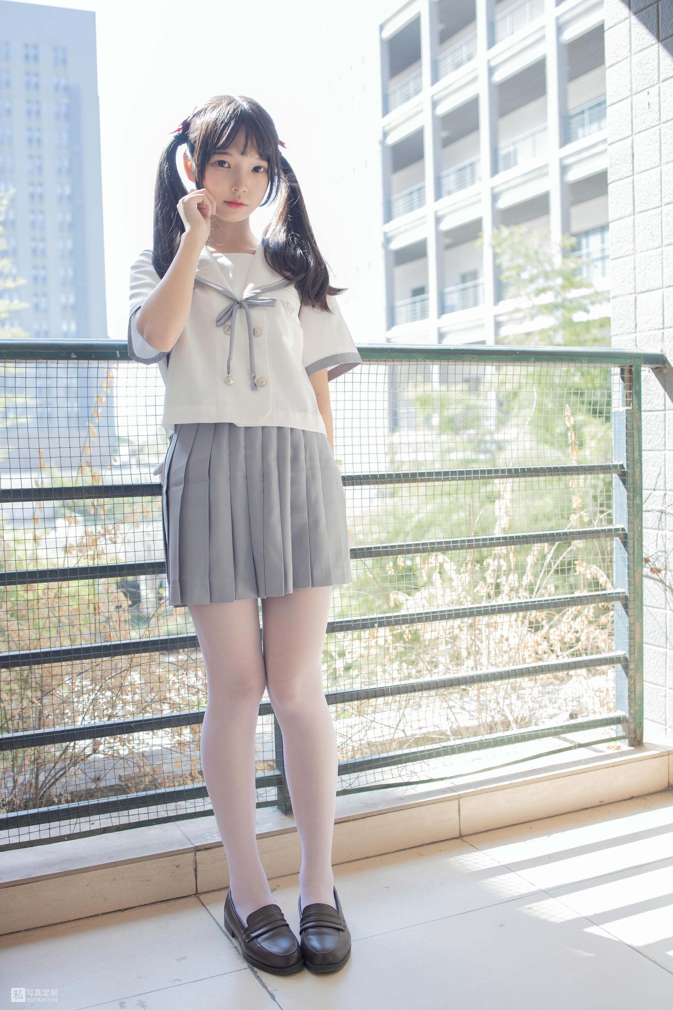 森萝财团 JKFUN-028 默陌 15D白丝 抑郁湖边与绝望天台 [58P／2V3.39G]_第2集
