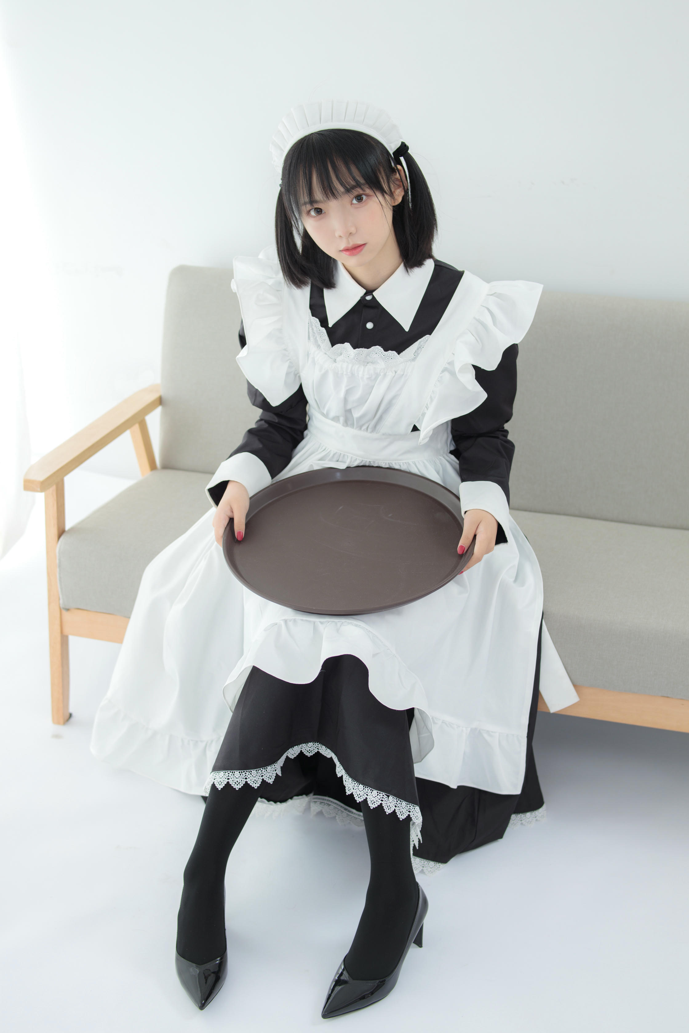 森萝财团 JKFUN-029 卉子 80D黑丝 踩物女仆 [67P+1V／3.16G]_第3集