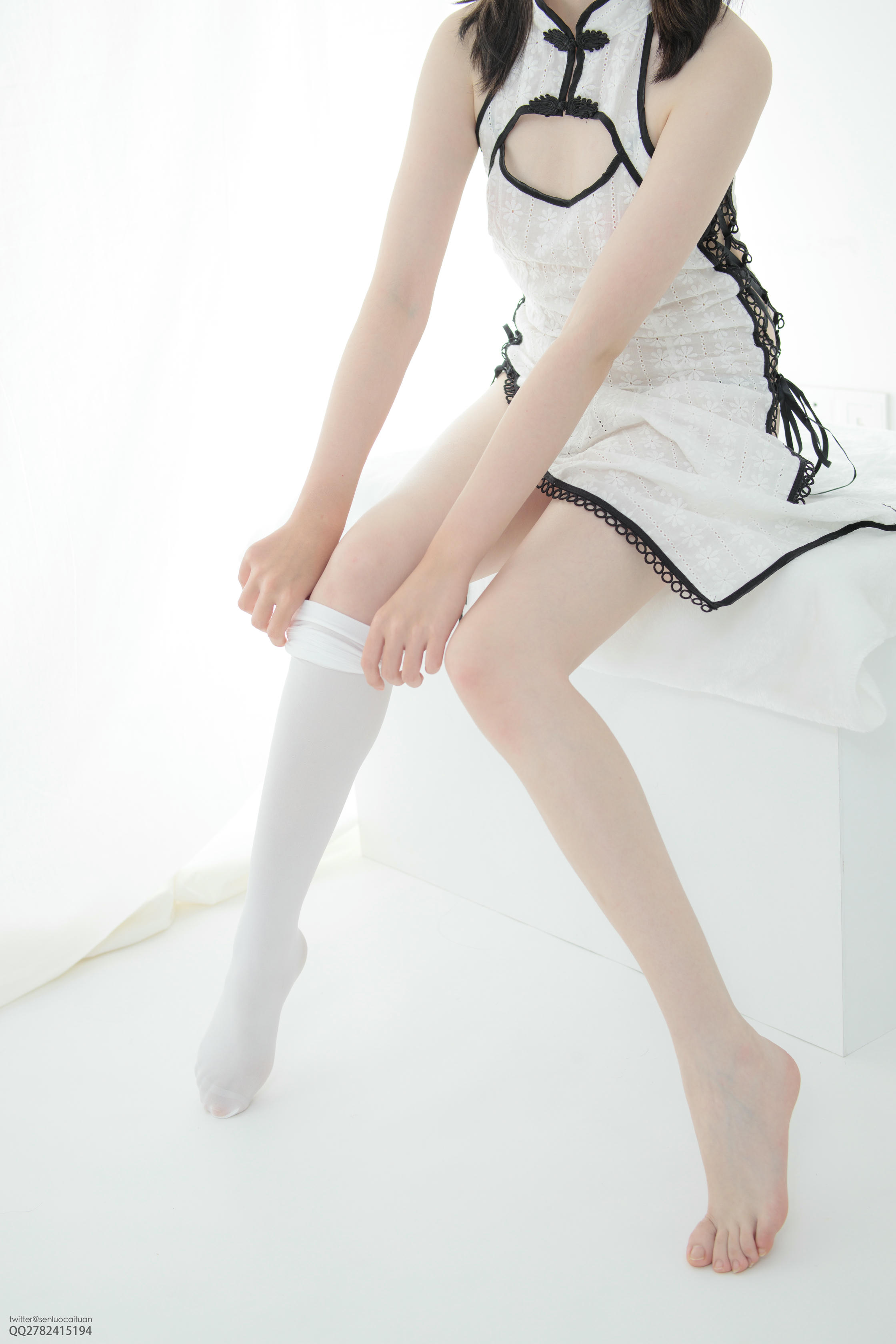 森萝财团 JKFUN-035 Aika 高筒袜80D慵懒的旗袍 [108P+1V／2.13G]_第6集