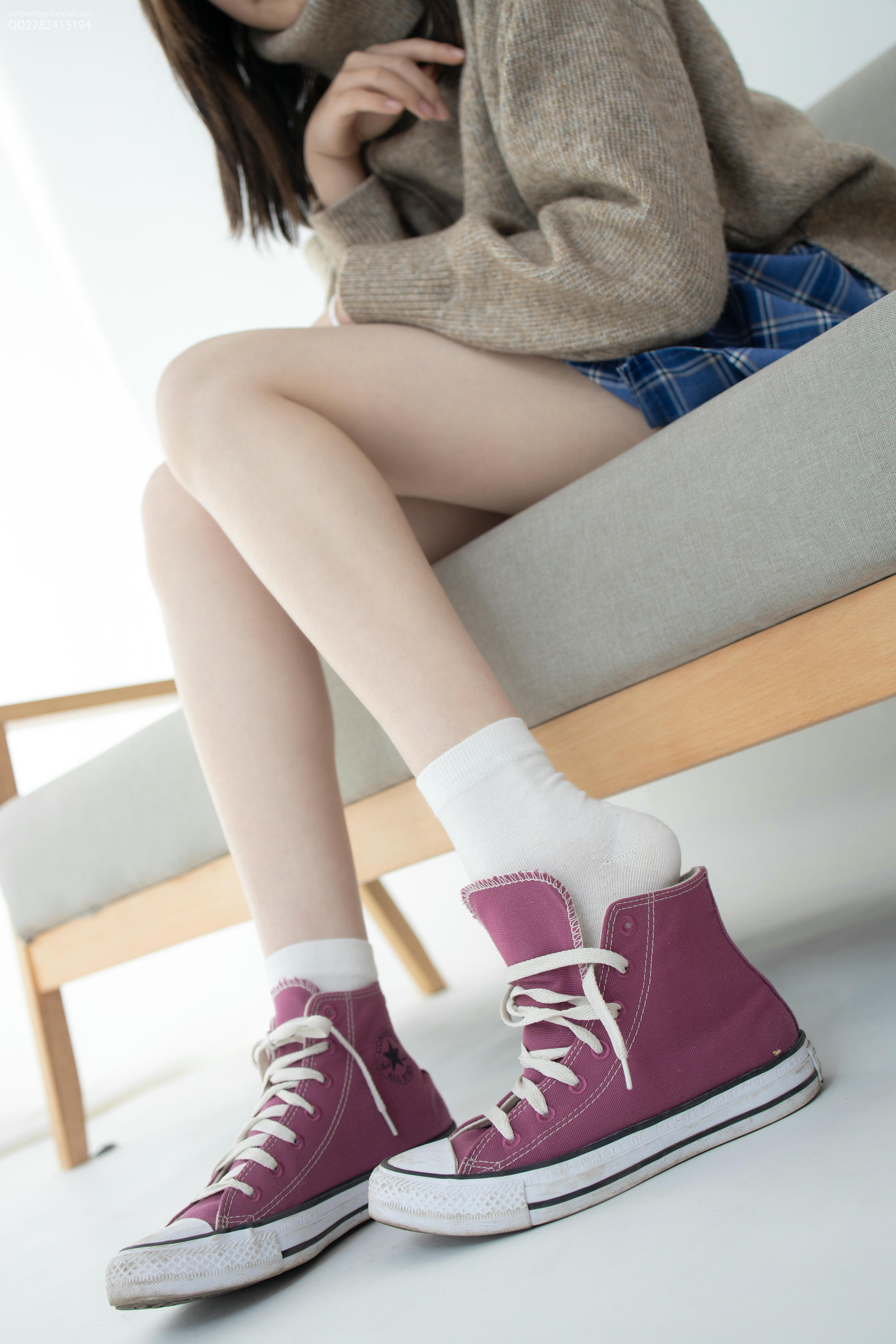 森萝财团 JKFUN-041 Aika 百元团定制1-3 短棉袜 [36P+1V-1.46G]_第2集