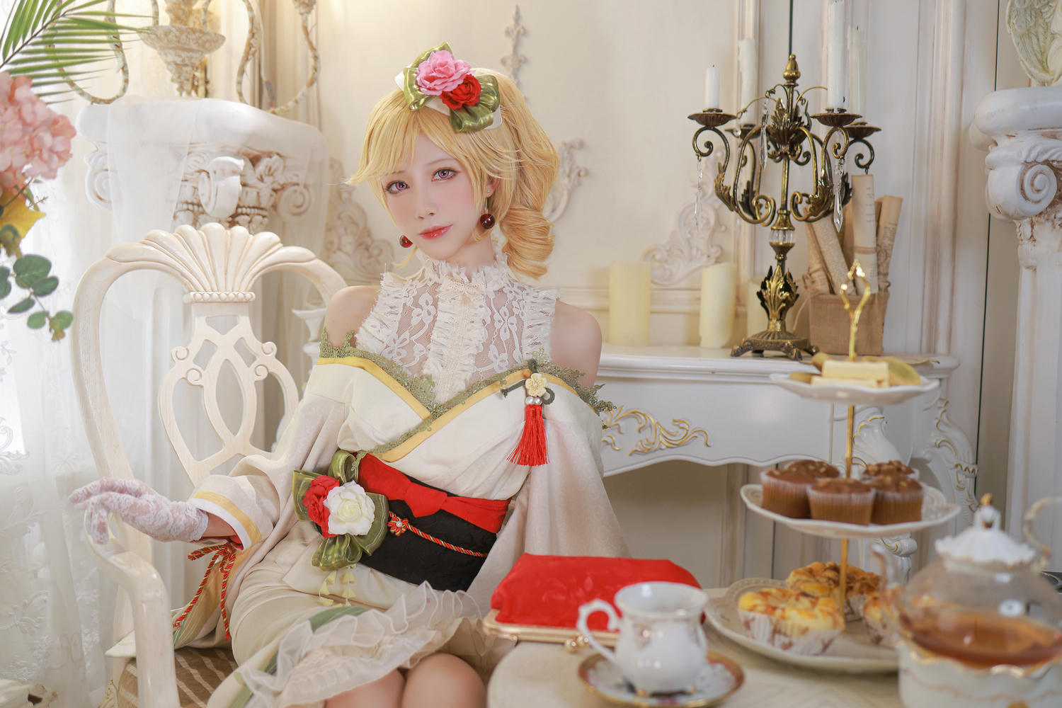 Coser@水淼Aqua NO.093 黎塞留和服_第2集