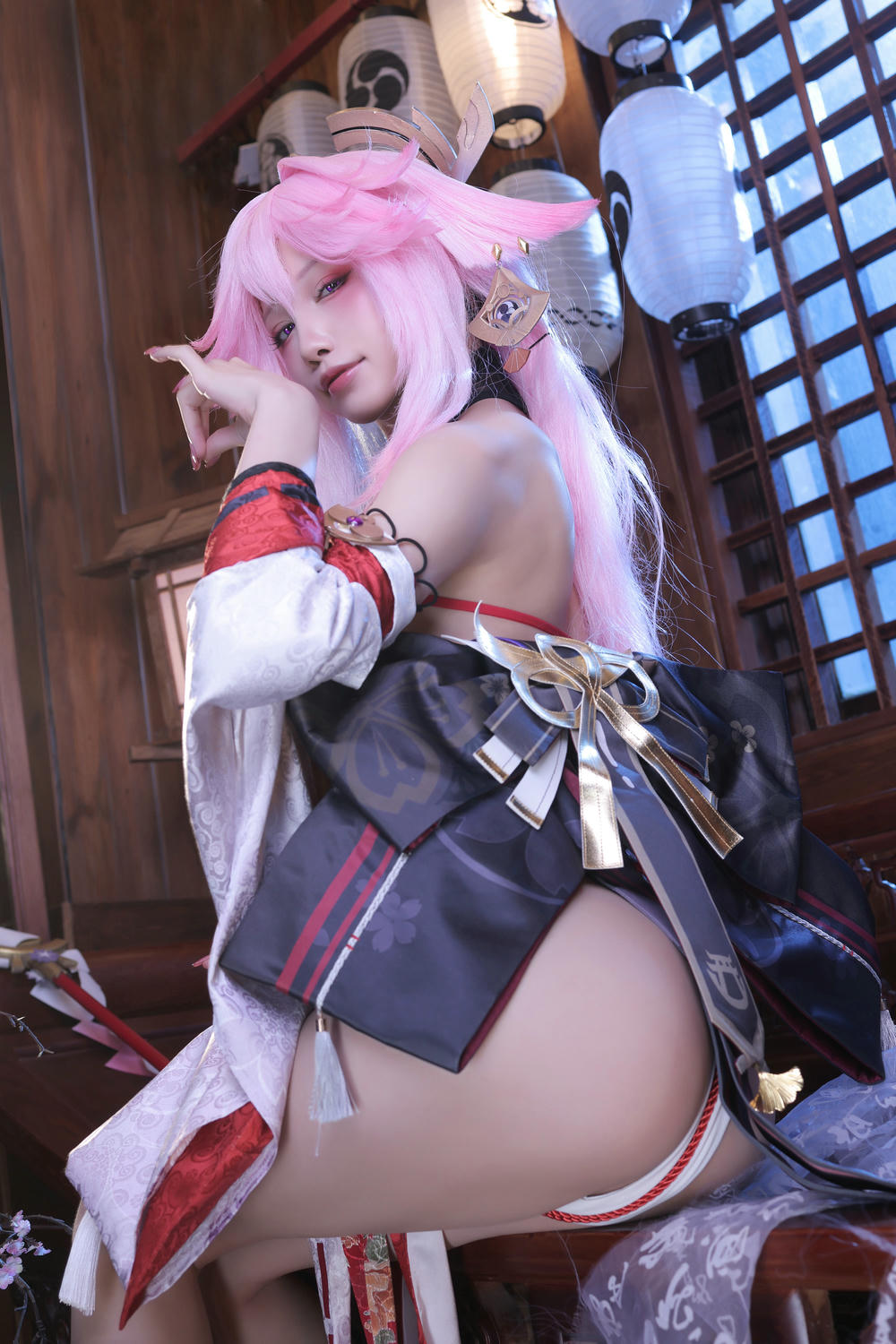 水淼Aqua NO.143 新八重神子 [93P 112MB]_第2集