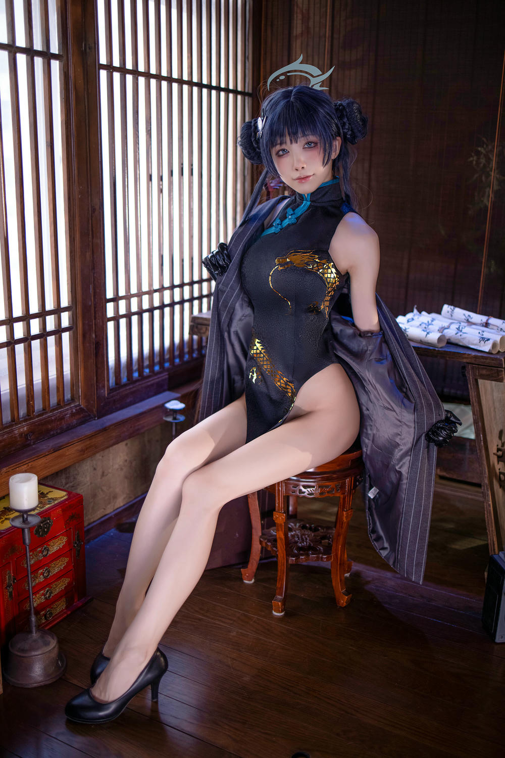 水淼Aqua NO.157 碧蓝档案 妃咲 [89P 105MB]_第2集