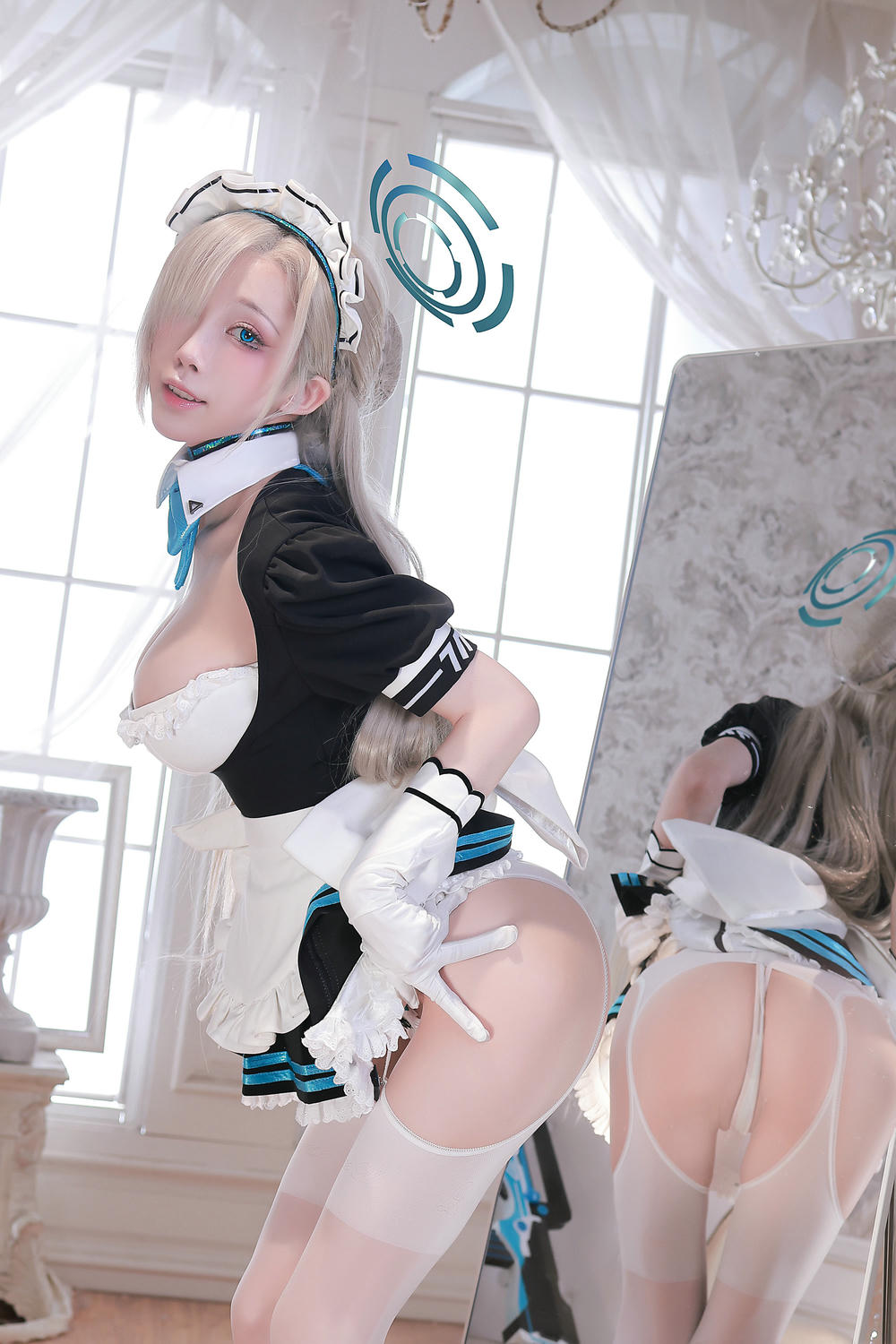 水淼Aqua NO.183 碧蓝档案一之濑明日奈女仆 [155P 186MB]_第1集