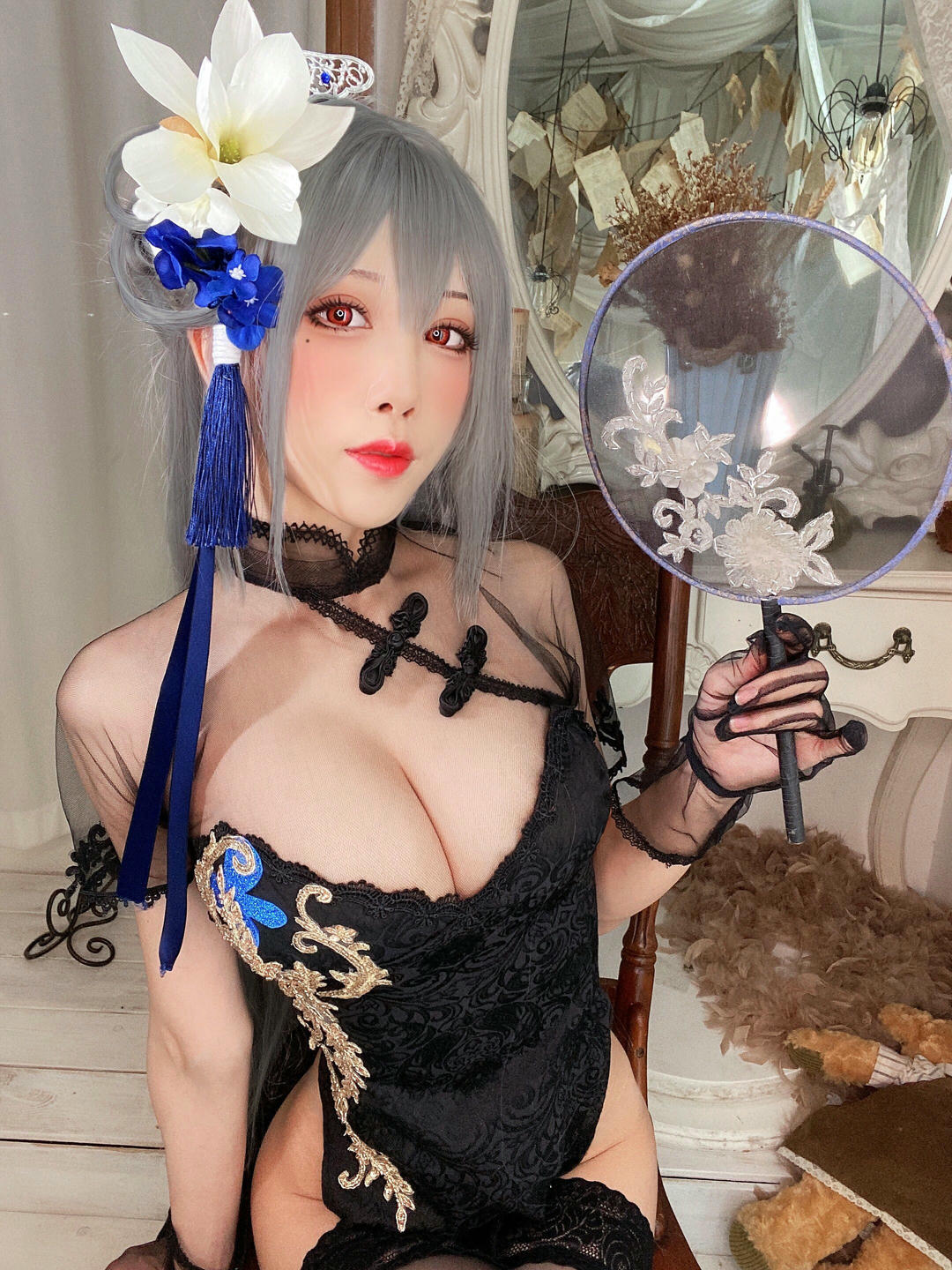 Coser@水淼Aqua NO.094 路易九世旗袍_第1集