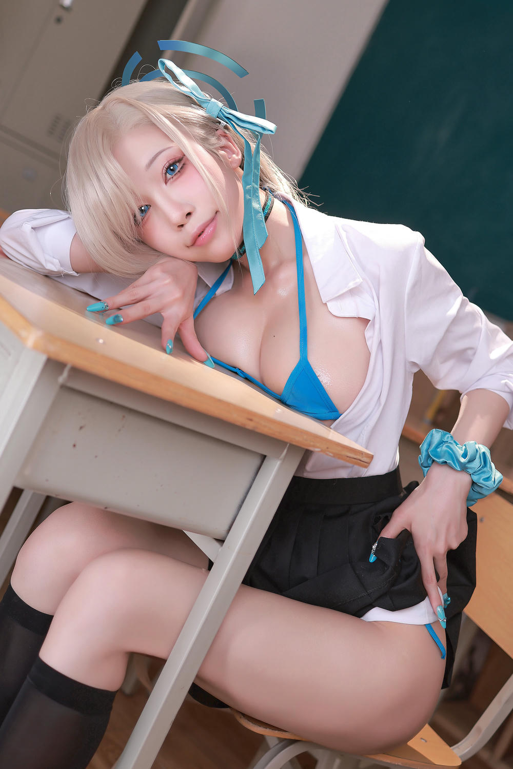 水淼Aqua NO.207 Ichinose Asuna JK Uniform[66P-76.9M]_第2集