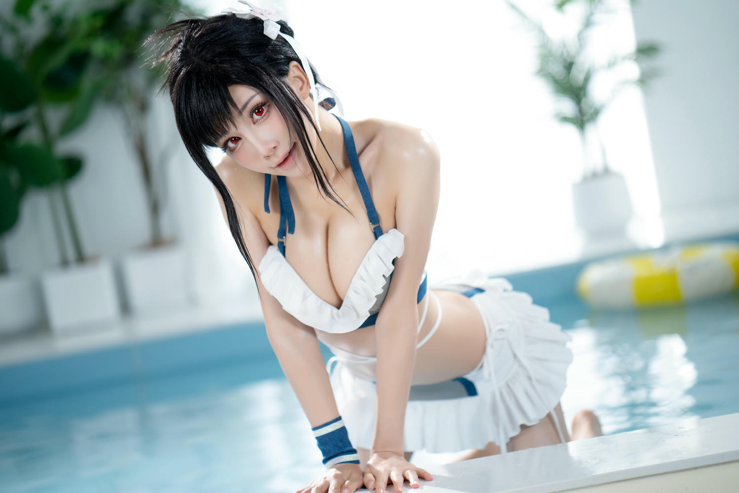 水淼Aqua NO.210 Tifa Swimsuit (FF7 Rebirth) 蒂法泳装[80P-110MB]_第2集