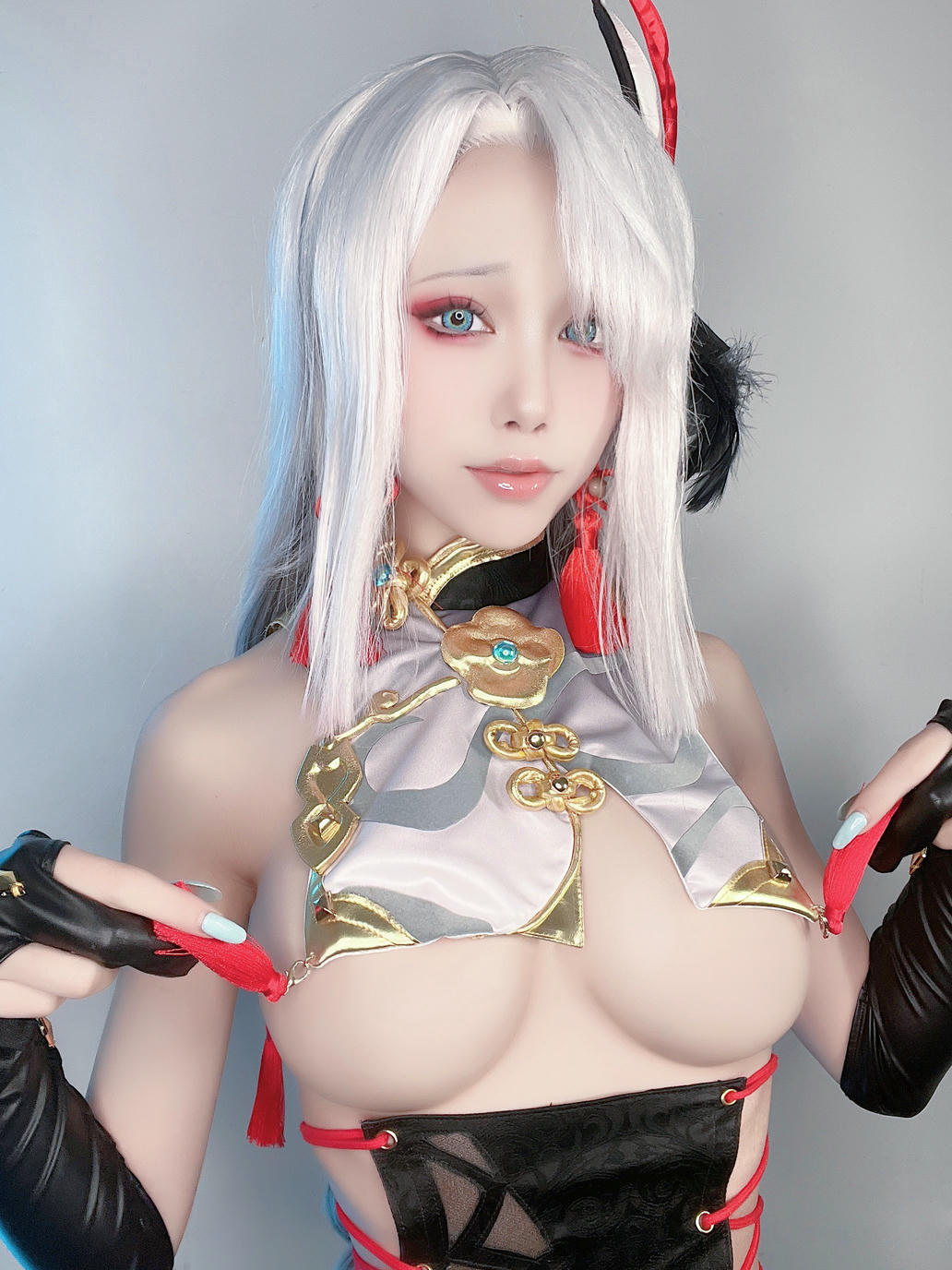 水淼Aqua-[2022-03-13] 🔹 申鶴 旗袍 🔹_第1集