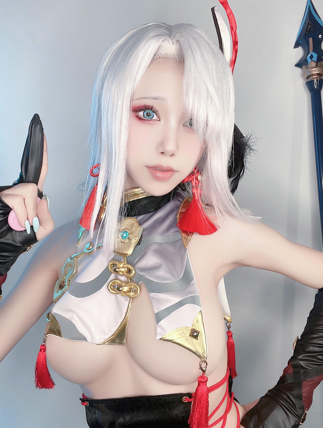 水淼Aqua-[2022-04-15] 🔹 申鶴 旗袍 🔹2_第1集